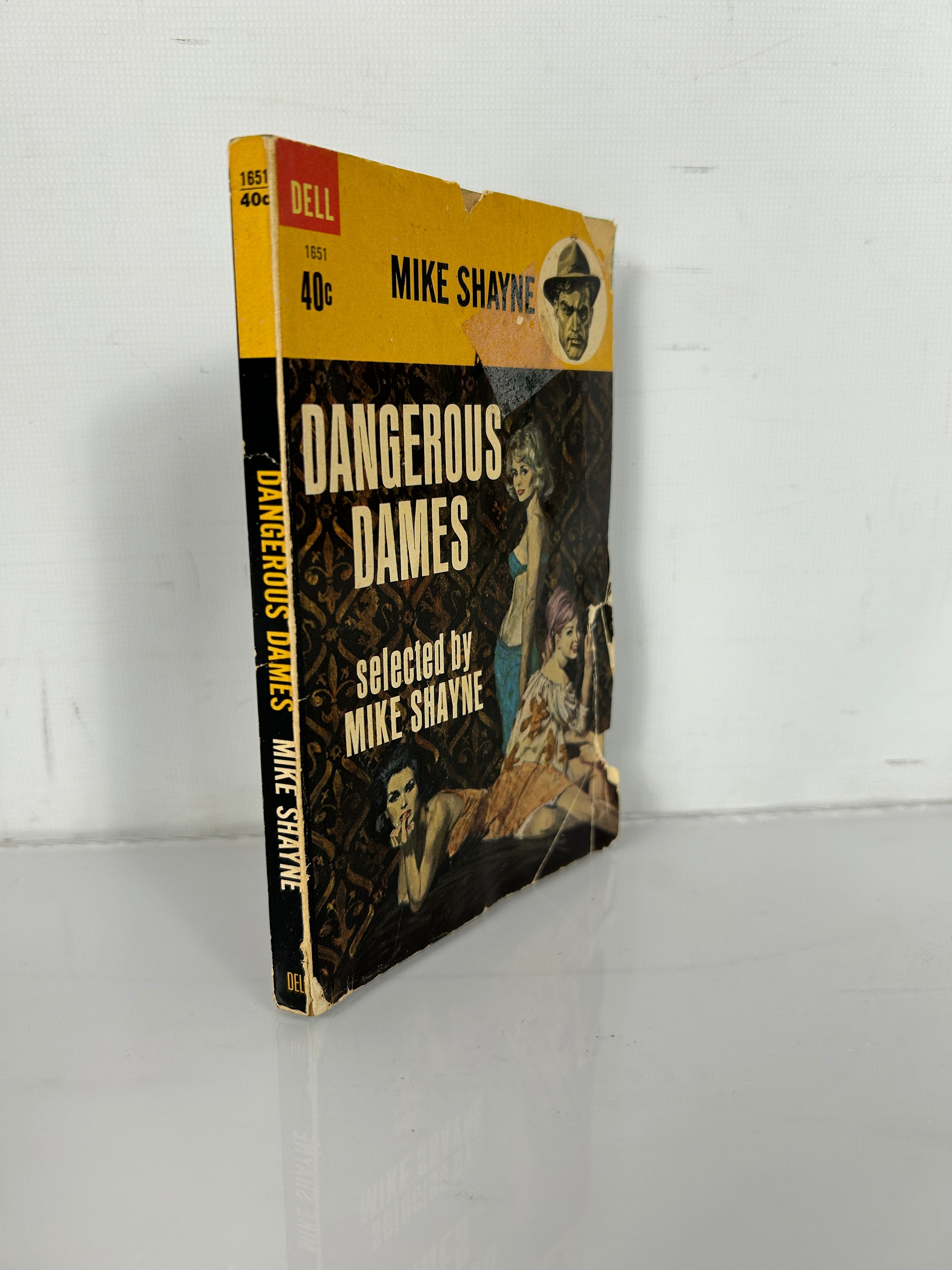 Mike Shayne #1651 Dangerous Dames Dell 1st edition Brett Halliday 1965 Mystery