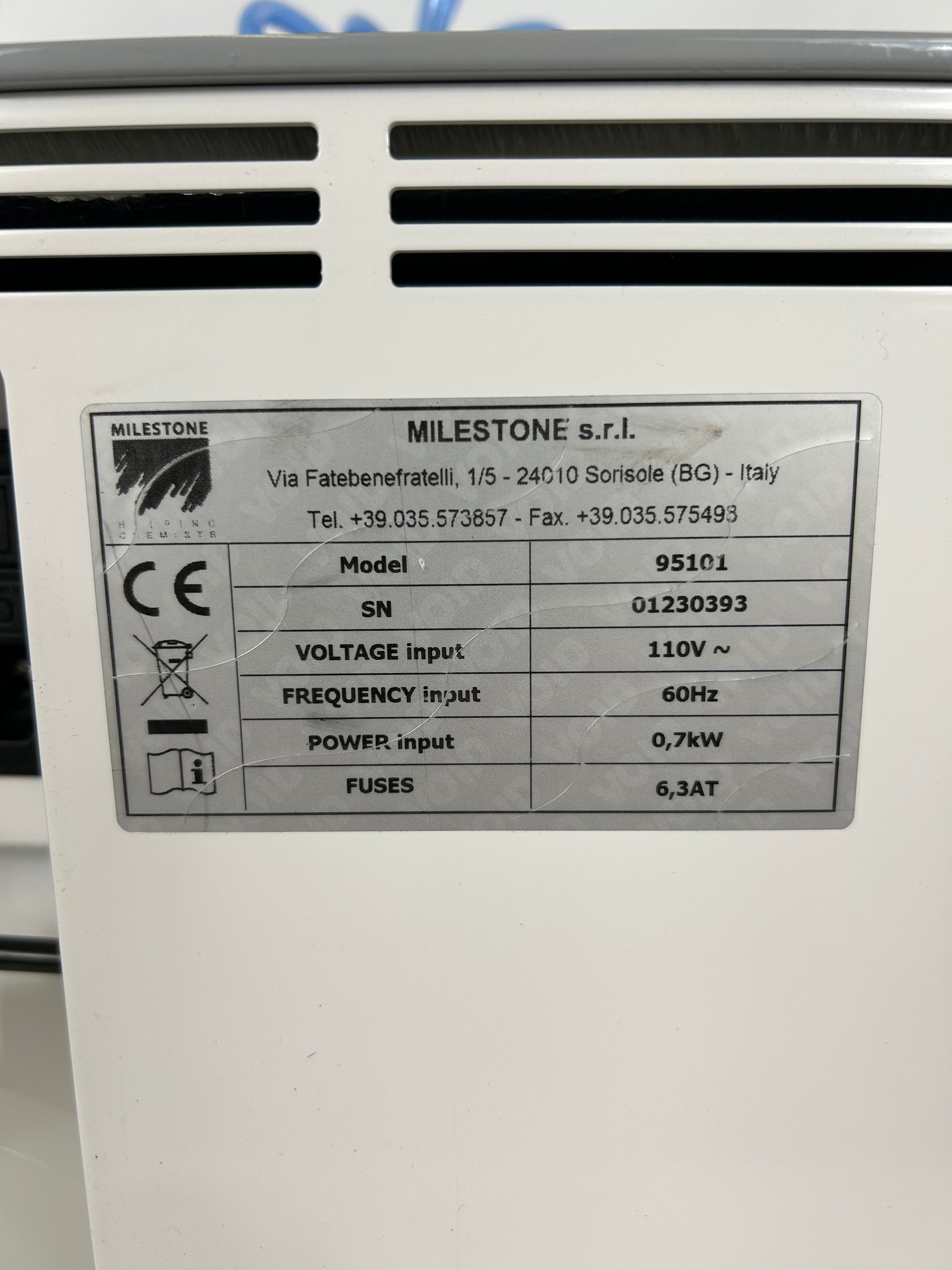 Milestone DMA-80 Evo Direct Mercury Analyzer with O2 Compressor