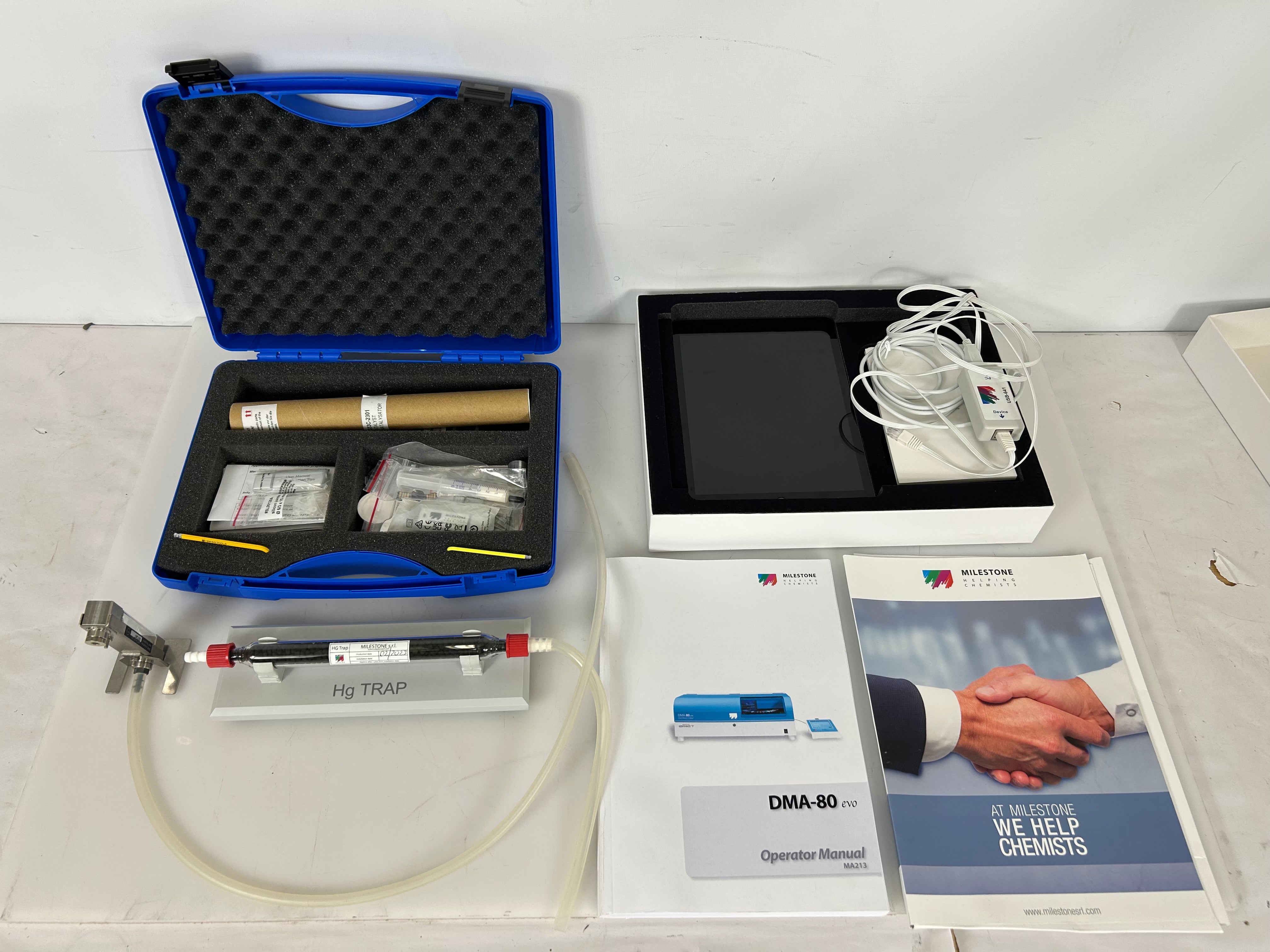 Milestone DMA-80 Evo Direct Mercury Analyzer with O2 Compressor
