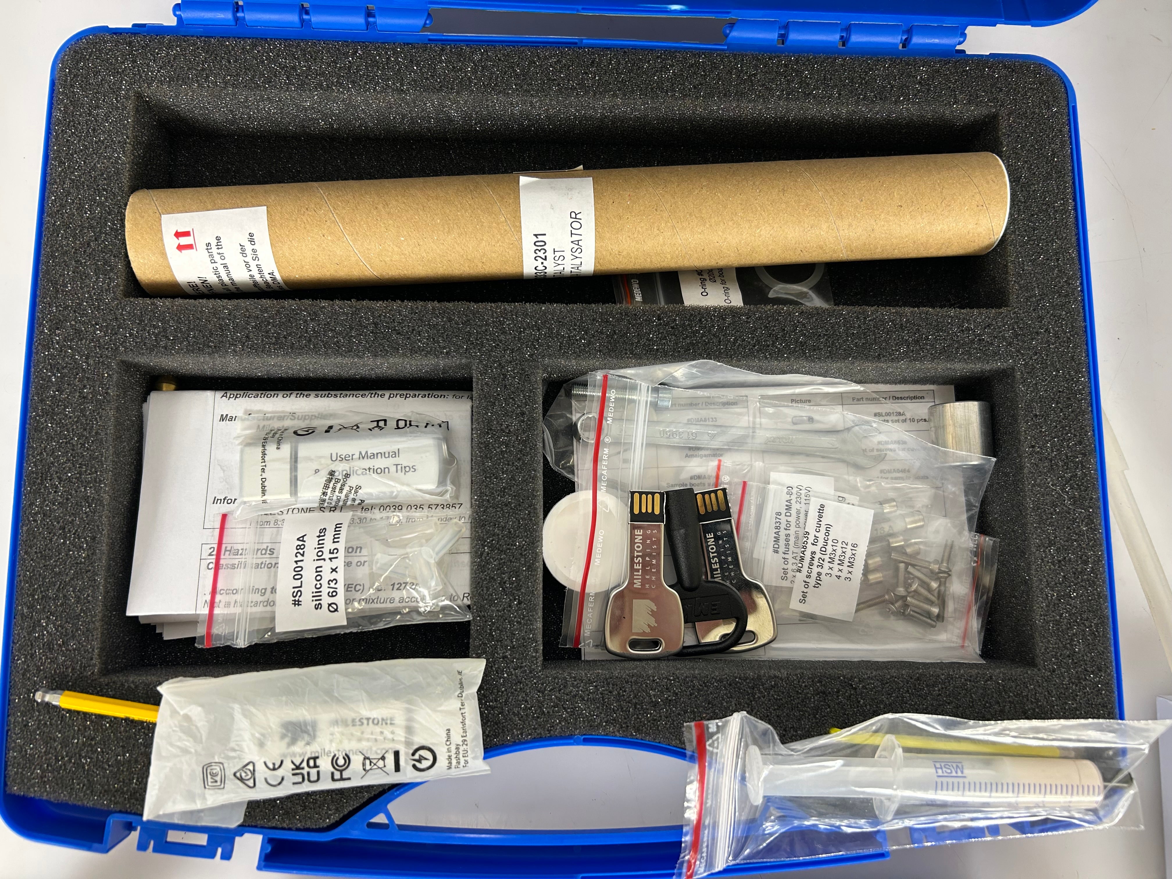 Milestone DMA-80 Evo Direct Mercury Analyzer with O2 Compressor