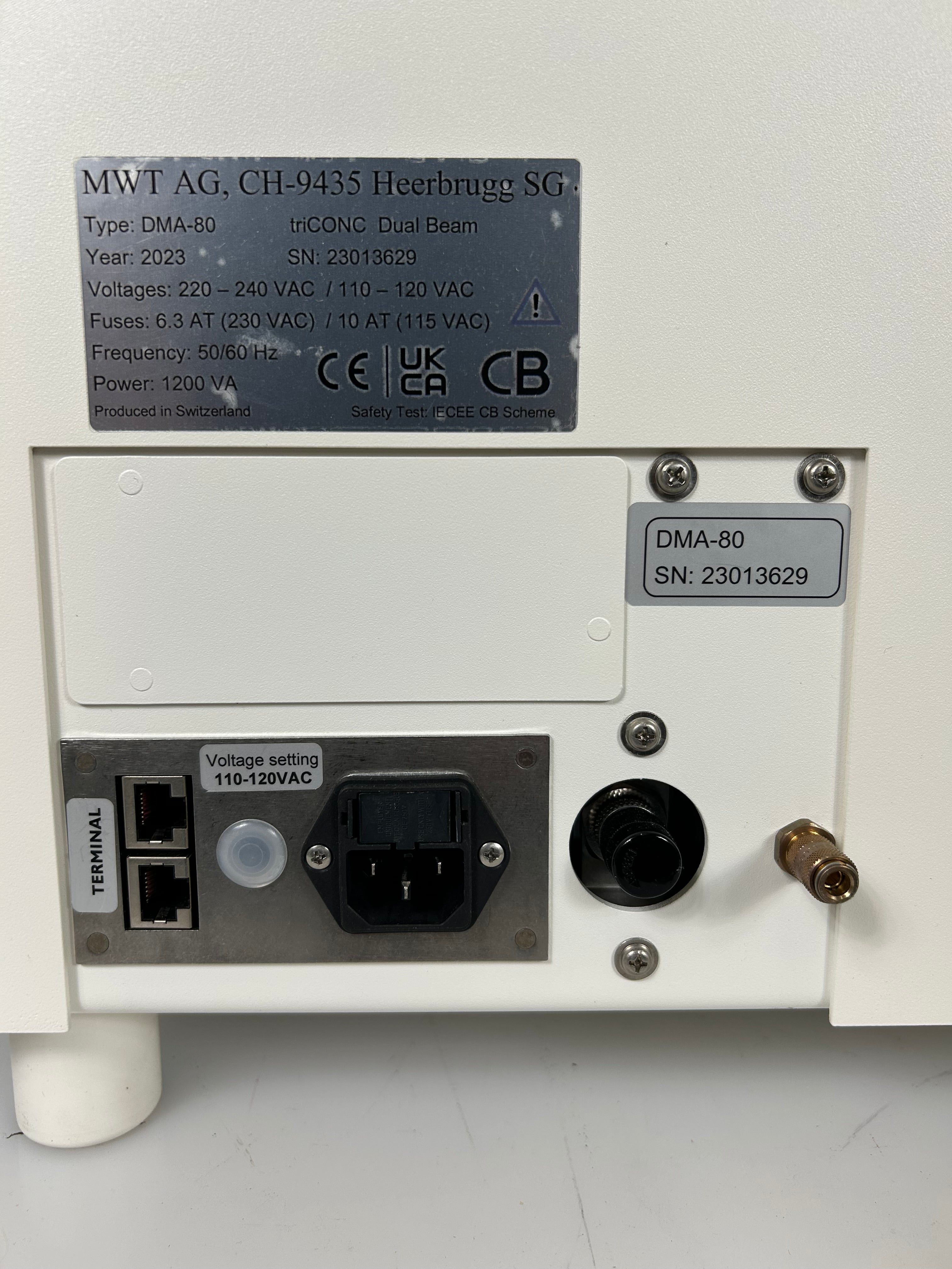 Milestone DMA-80 Evo Direct Mercury Analyzer with O2 Compressor