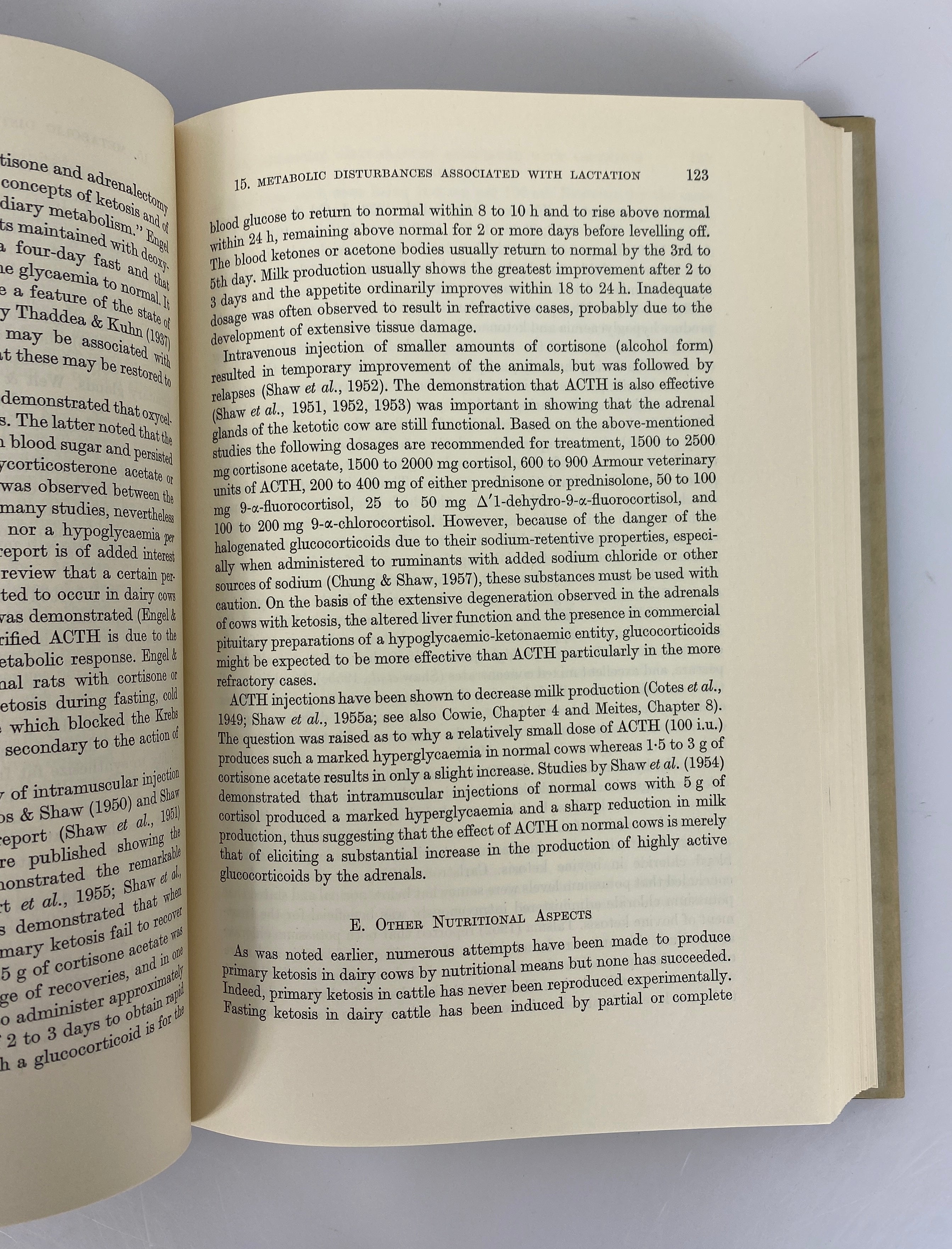 Milk: The Mammary Gland & Its Secretion Volume II Kon/Cowie 1961 HCDJ