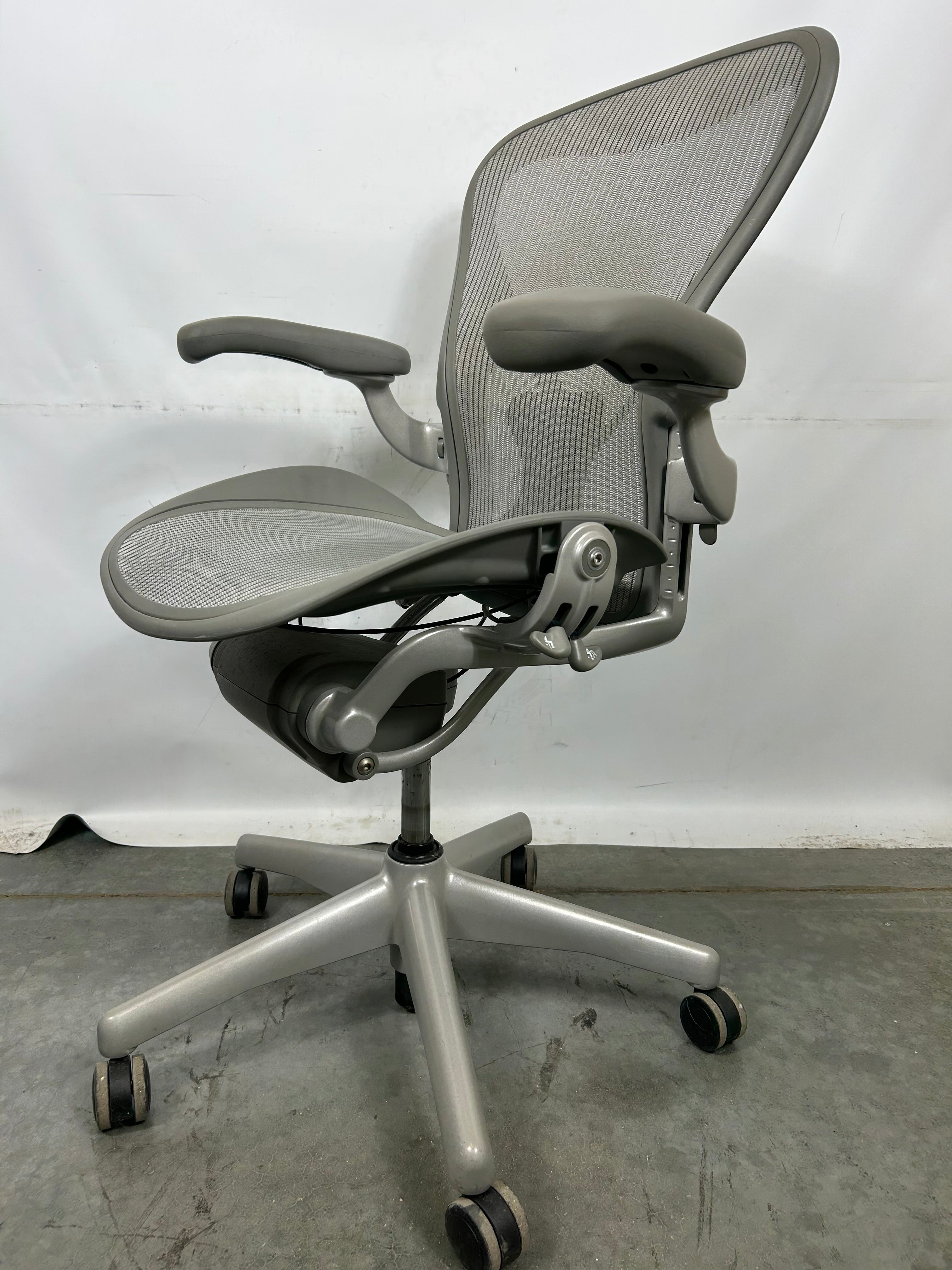 Millennial Gray Herman Miller Aeron Chair Size B