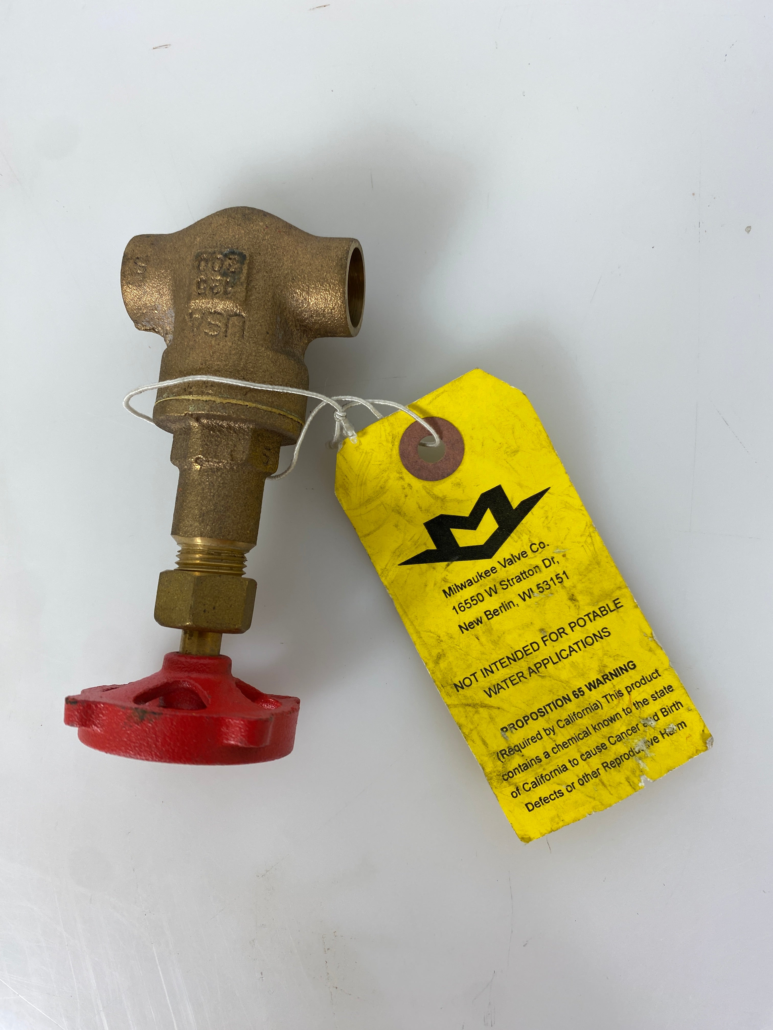 Milwaukee Valve Co. 1/2" Valve Gate Sweat Copper to Copper Pack of 8