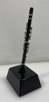 Miniature Black Clarinet With Base