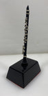 Miniature Black Clarinet With Base