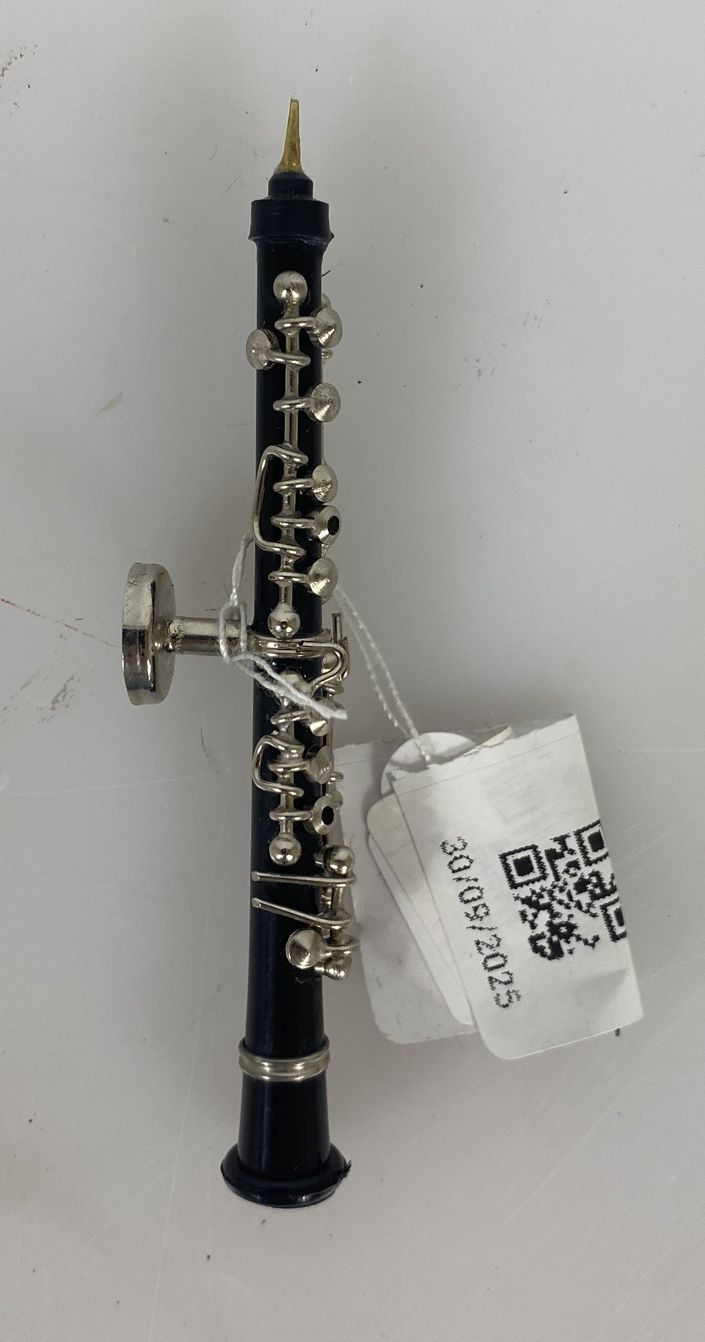 Miniature Black Oboe Magnet