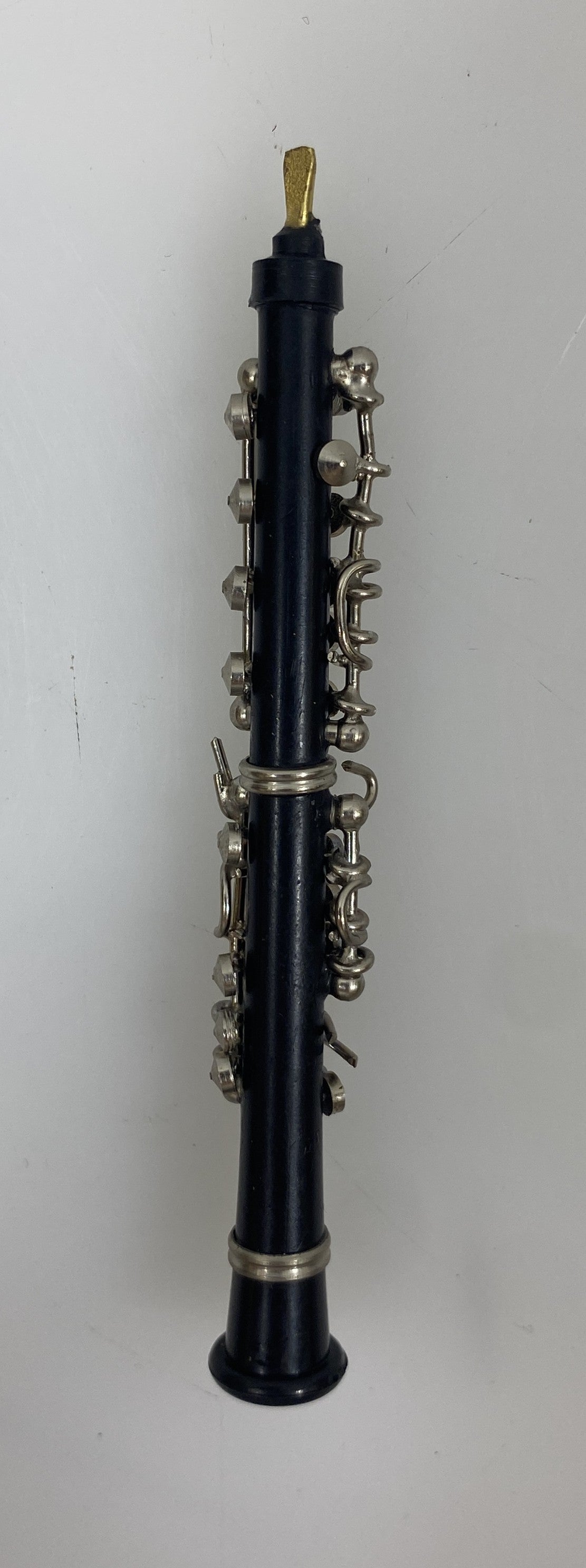 Miniature Black Oboe With Case