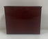 Miniature Brownish Red Upright Piano With Case