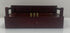 Miniature Brownish Red Upright Piano With Case