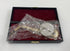 Miniature Gold Brass Alto Saxophone With Case And Stand