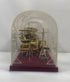 Miniature Gold Brass Drum Set Replica With Display Cover