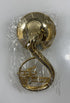 Miniature Gold Brass Sousaphone With Case And Stand