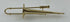 Miniature Gold Brass Trombone With Case