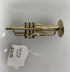 Miniature Gold Brass Trumpet Ornament