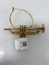 Miniature Gold Brass Trumpet Ornament