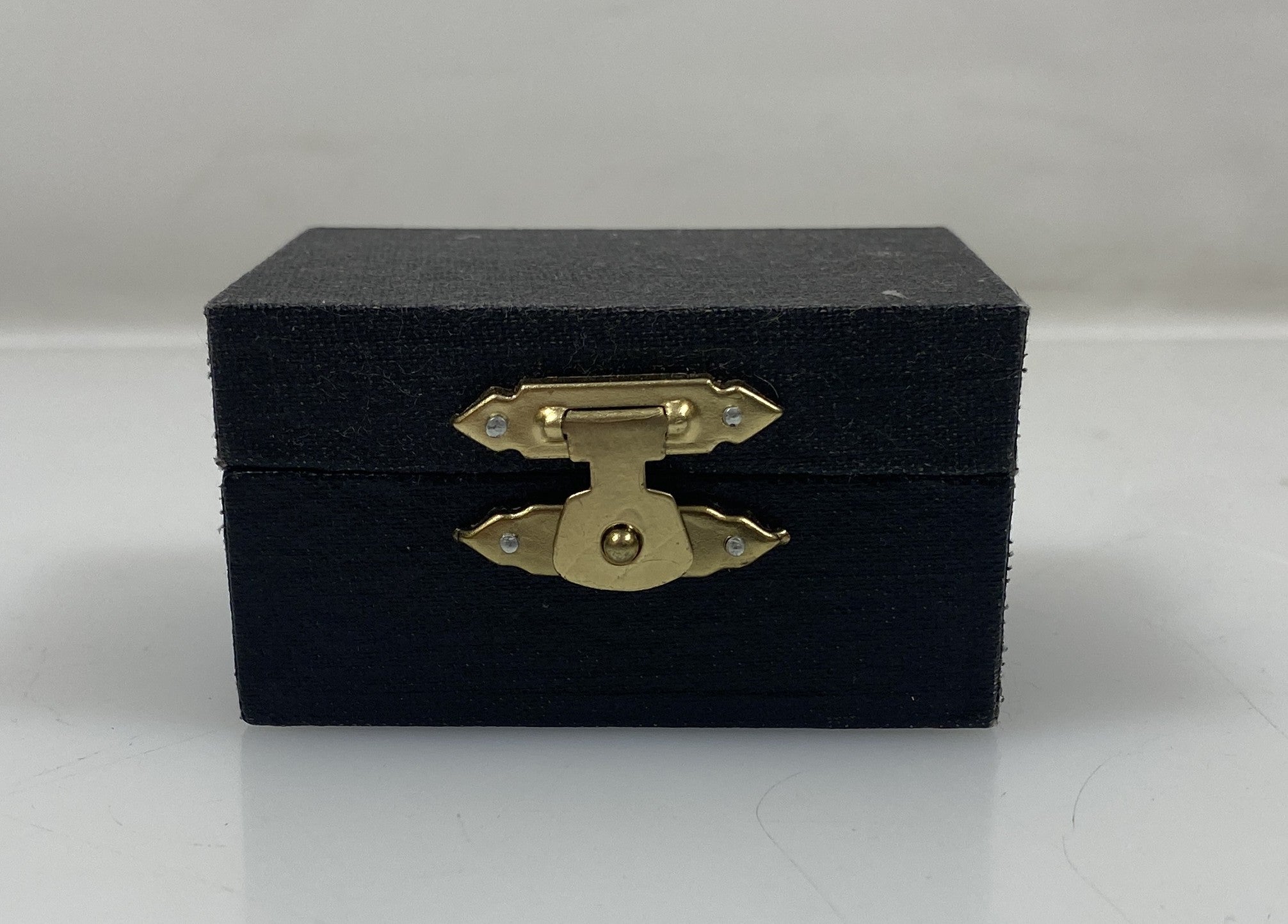 Miniature Gold Brass Tuba With Case