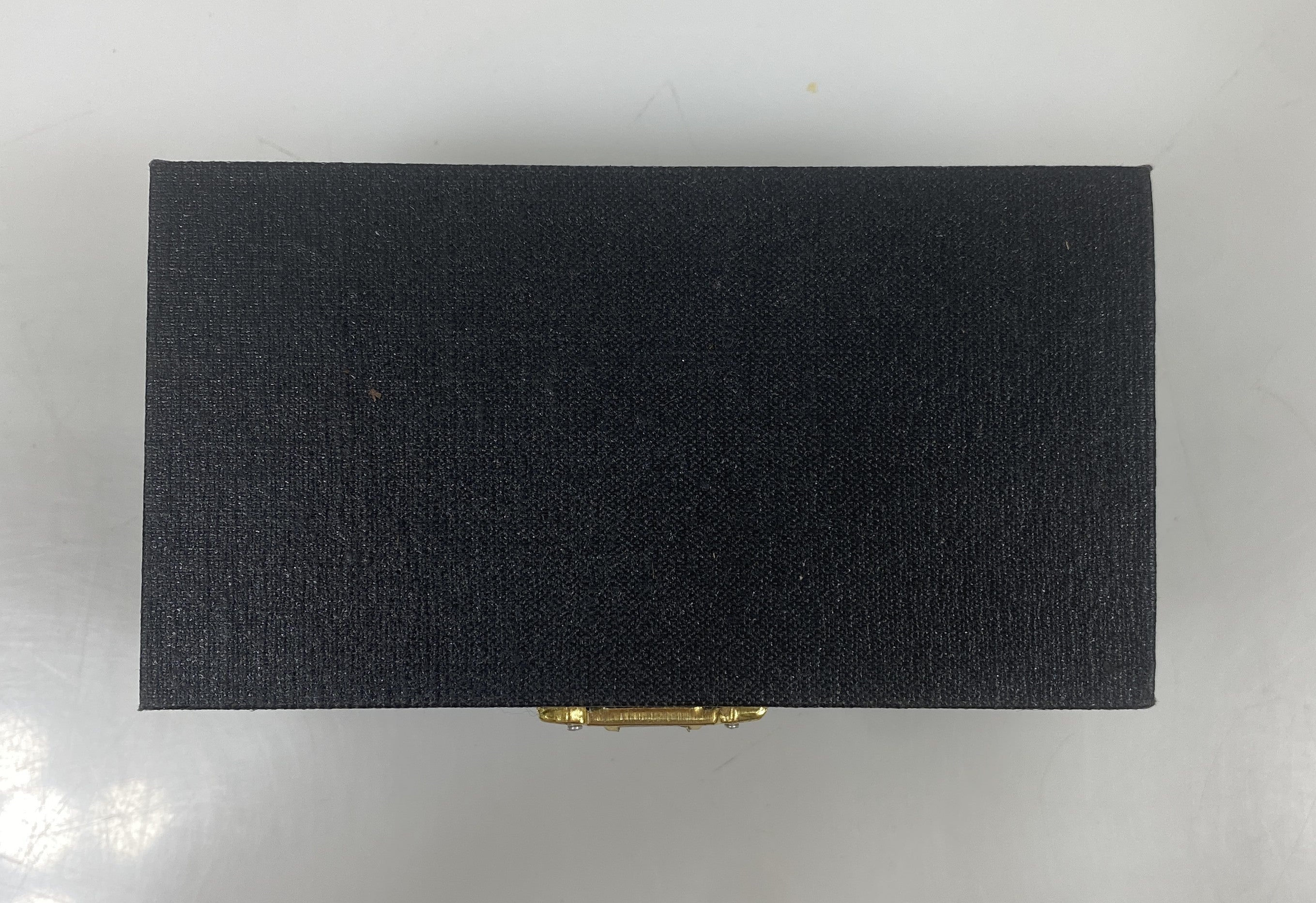 Miniature Gold Brass Tuba With Case And Stand