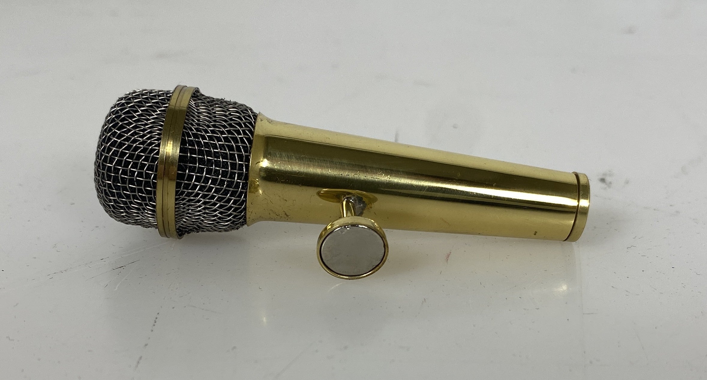 Miniature Gold Microphone Magnet