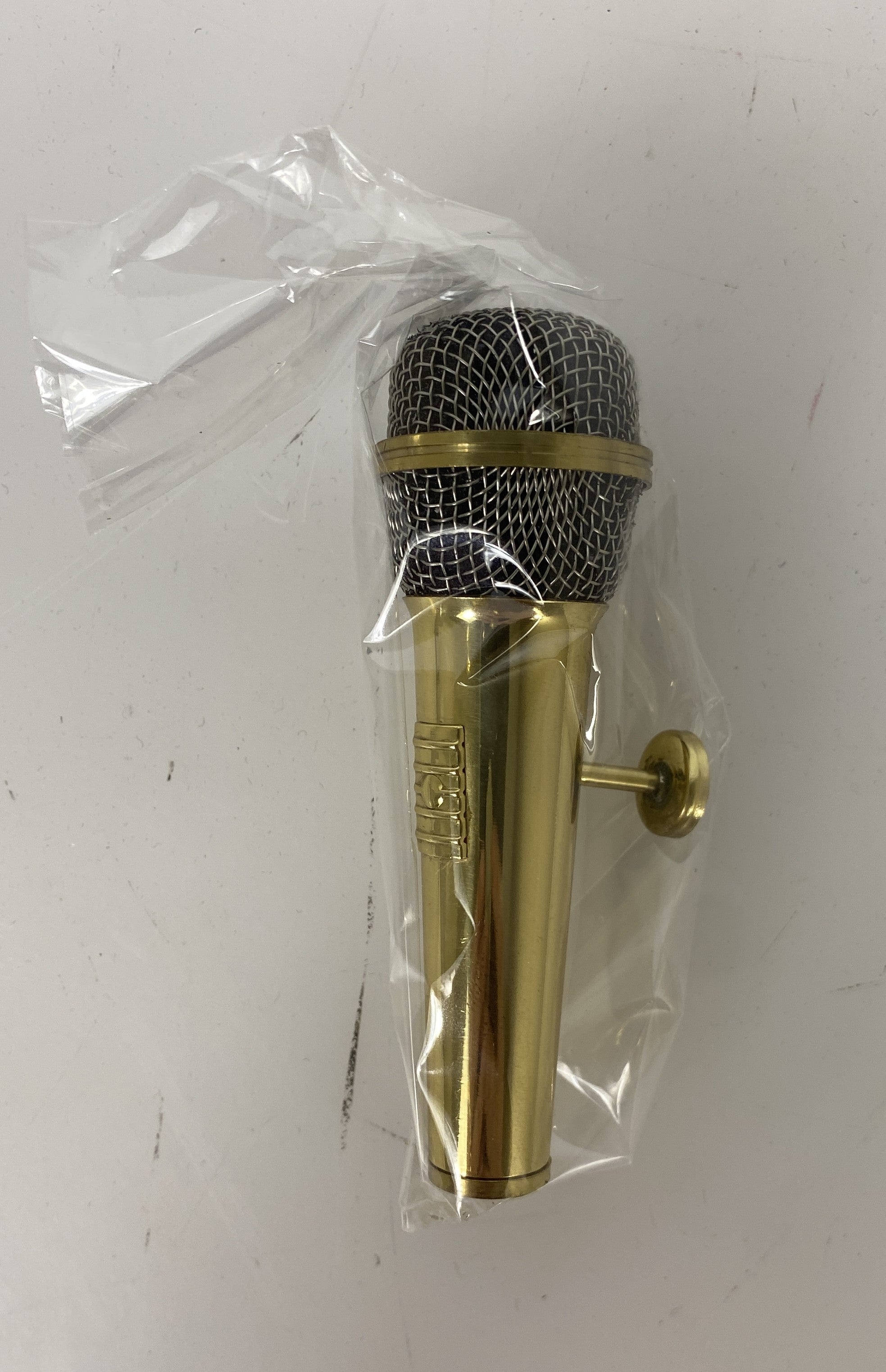 Miniature Gold Microphone Magnet