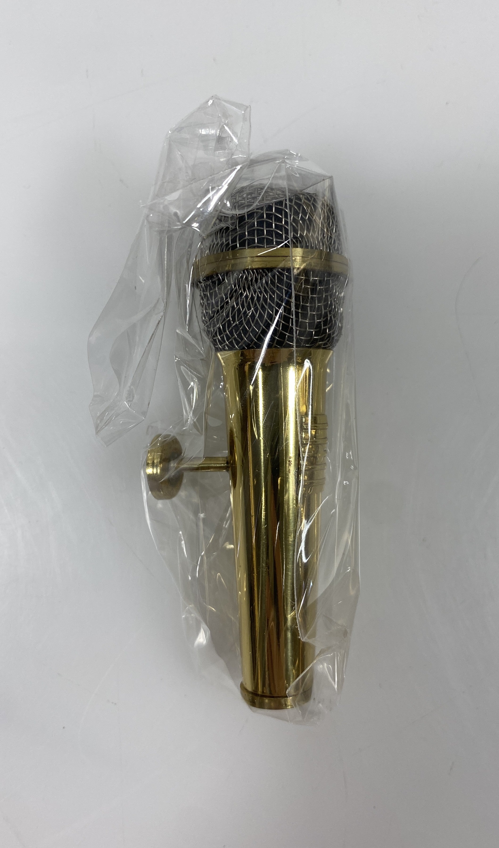 Miniature Gold Microphone Magnet