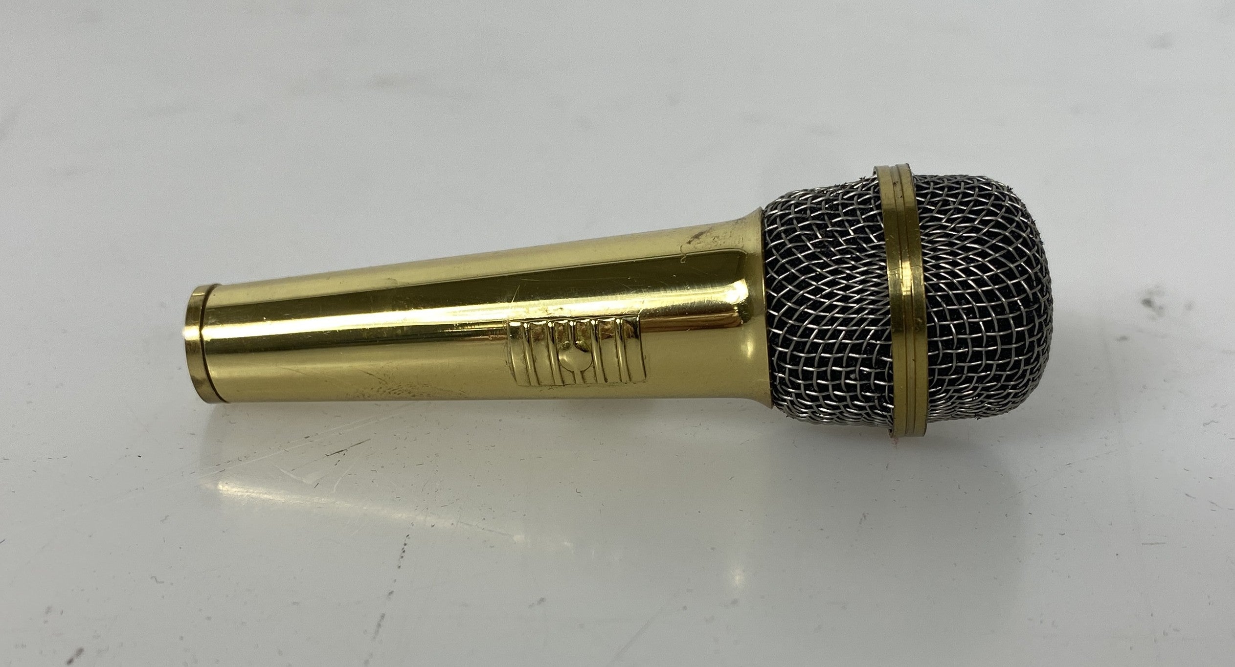 Miniature Gold Microphone Magnet