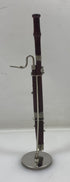 Miniature Mahogany Bassoon With Case And Stand