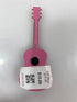 Miniature Pink Plastic Ukulele Ornament