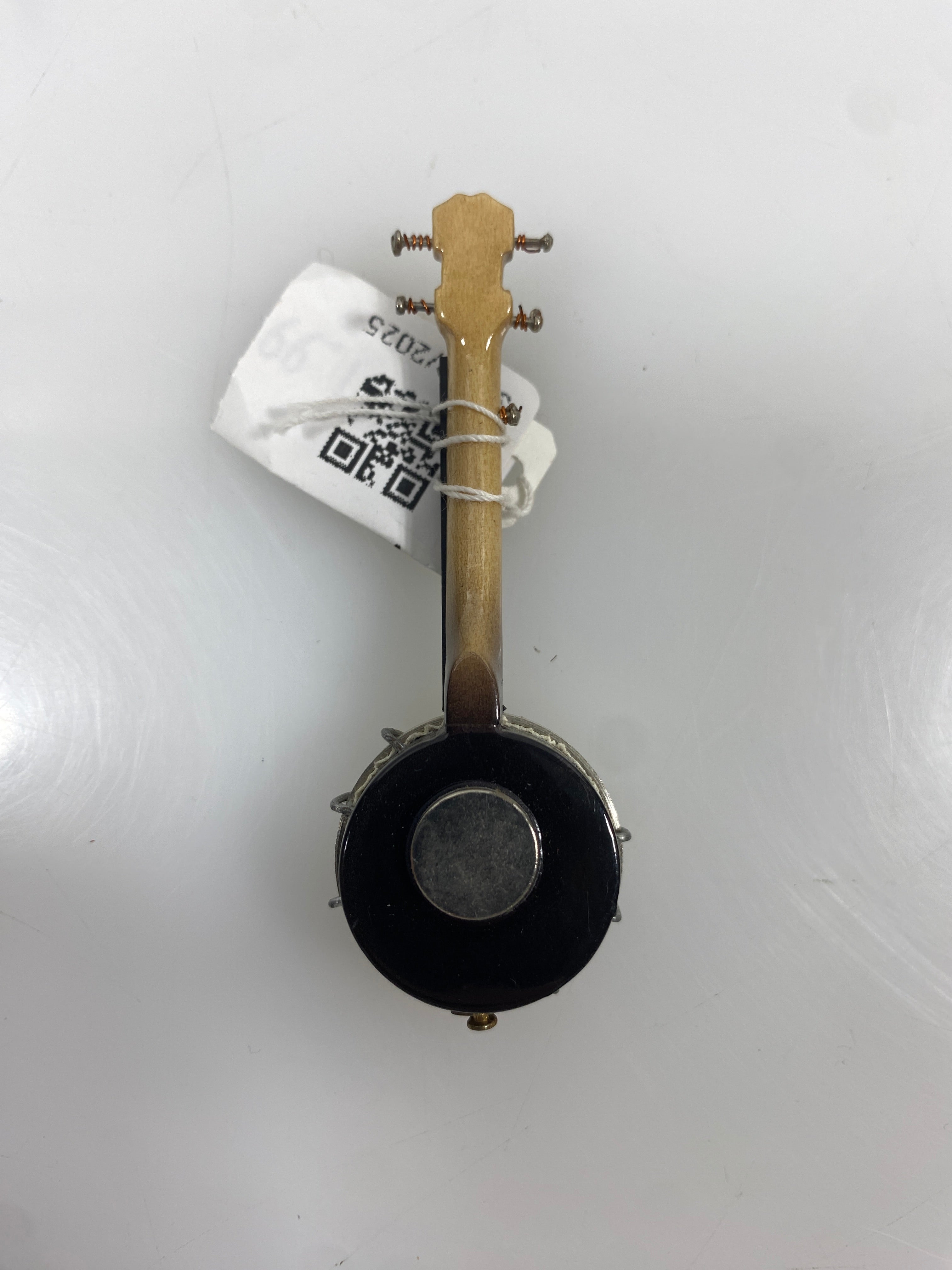 Miniature Wooden Banjo Ornament