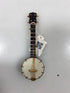 Miniature Wooden Banjo Ornament #2