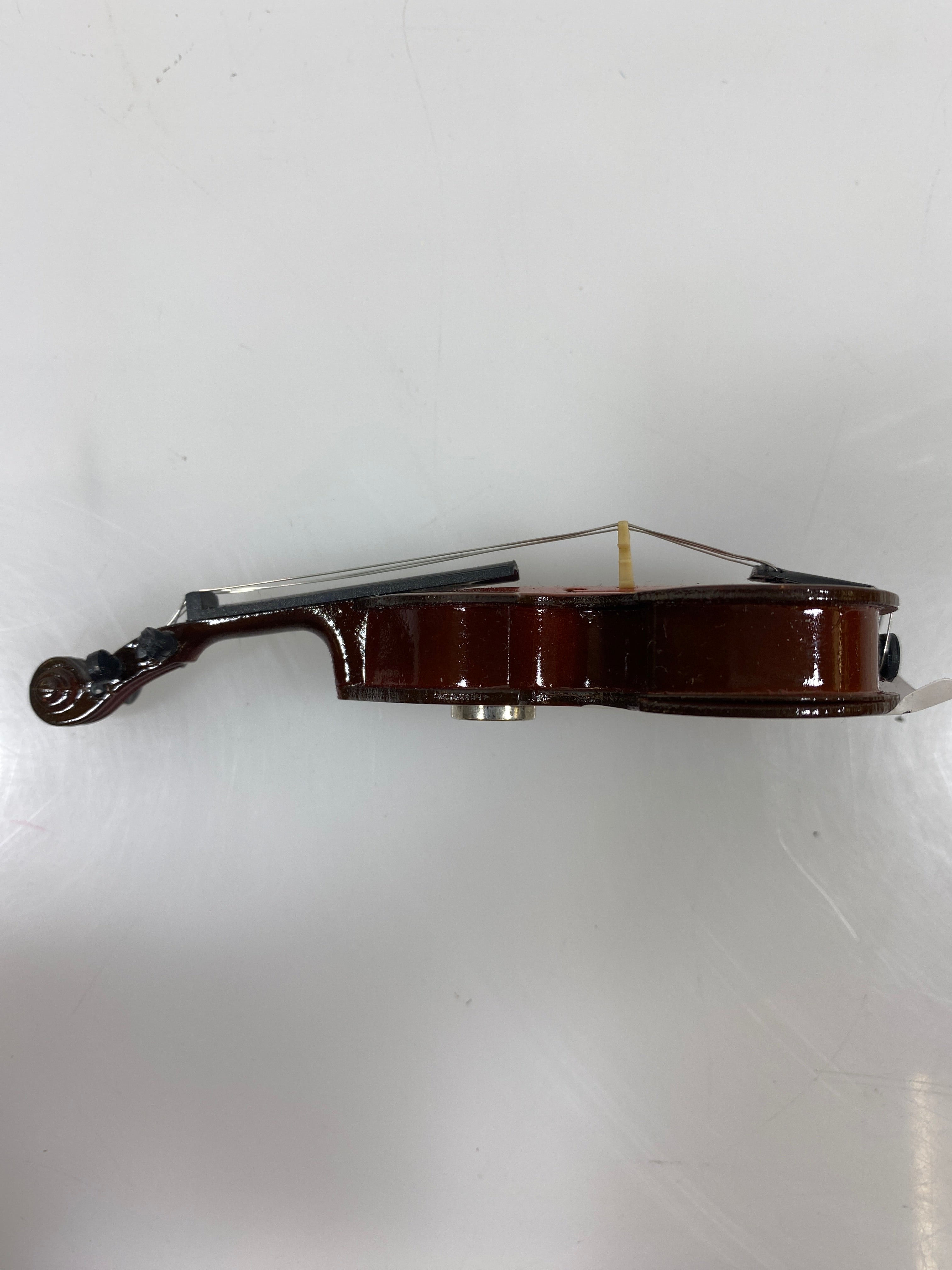 Miniature Wooden Cello Ornament