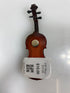 Miniature Wooden Violin Ornament