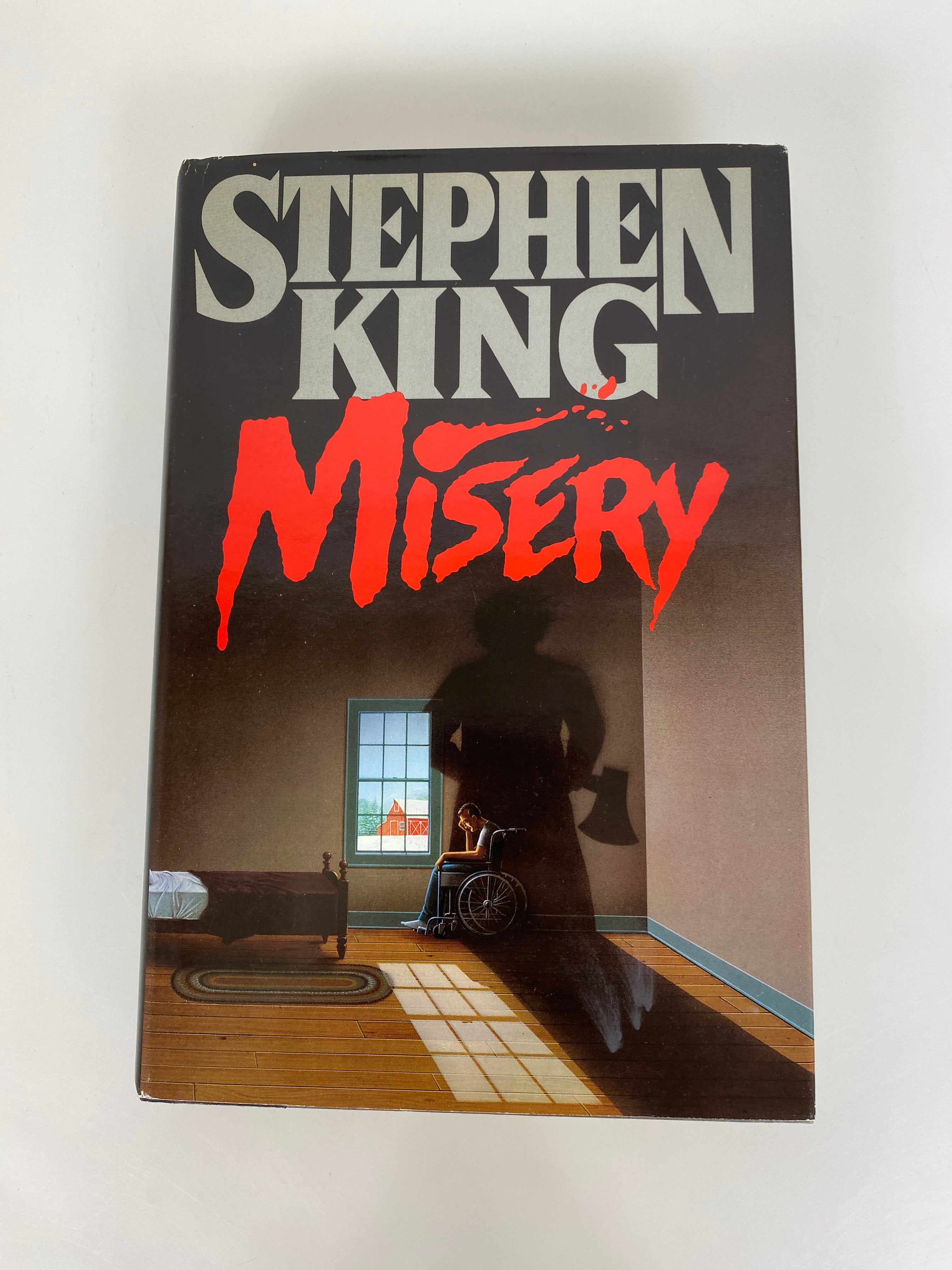 Misery Stephen King 1987 HCDJ