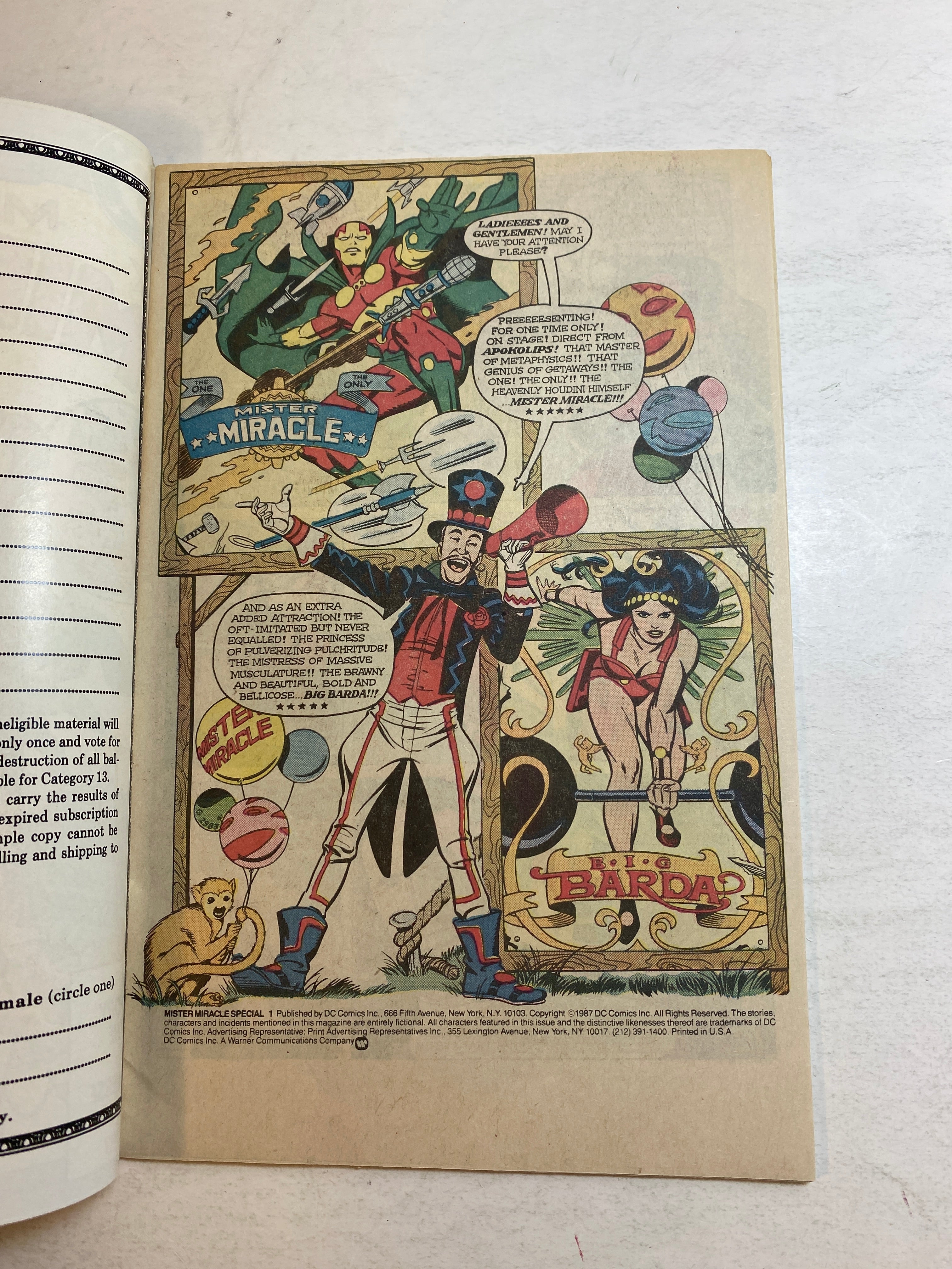 Mister Miracle Special #1 DC Comic 1987