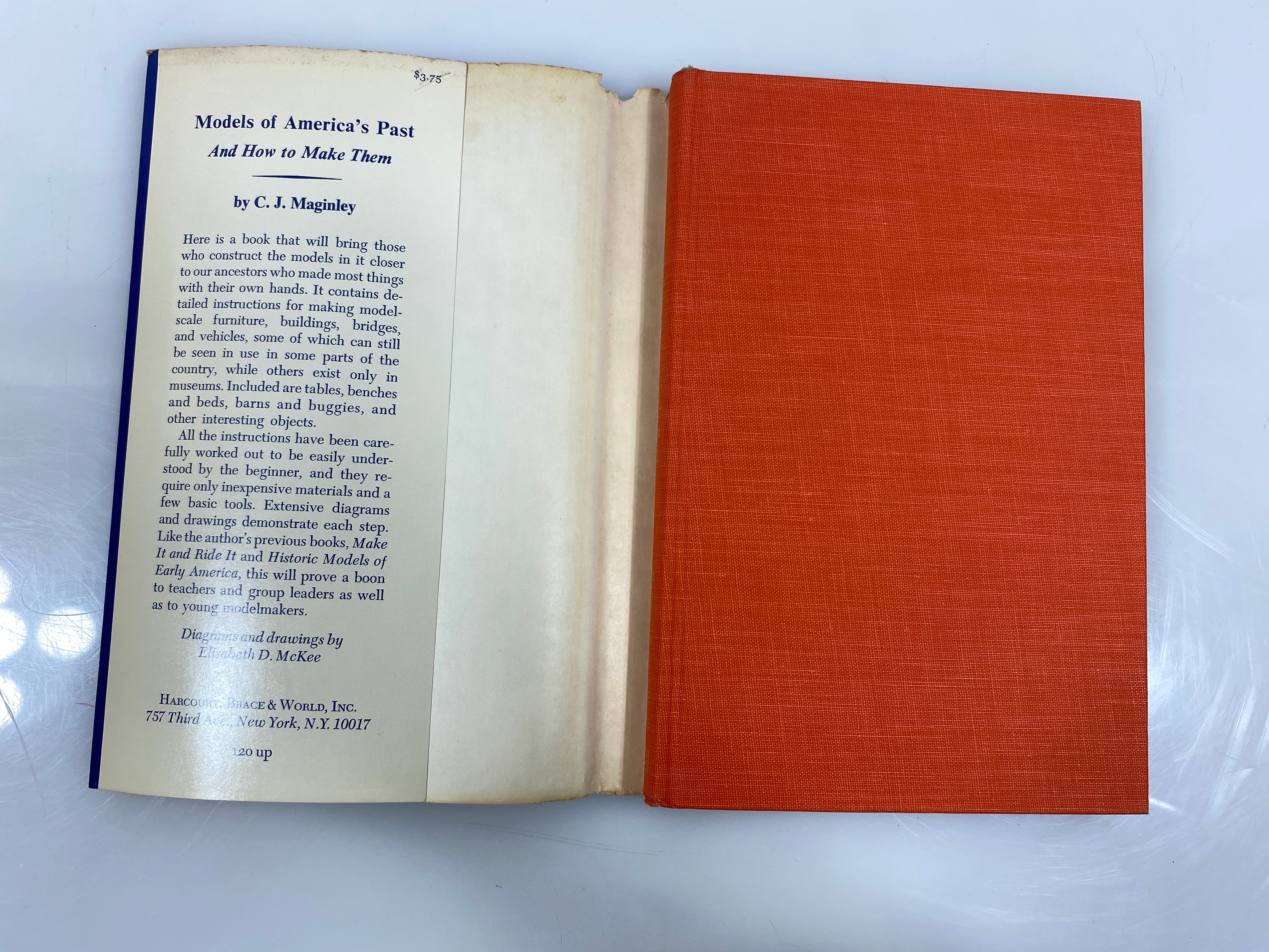 Models of America's Past by Maginley 1969 HCDJ