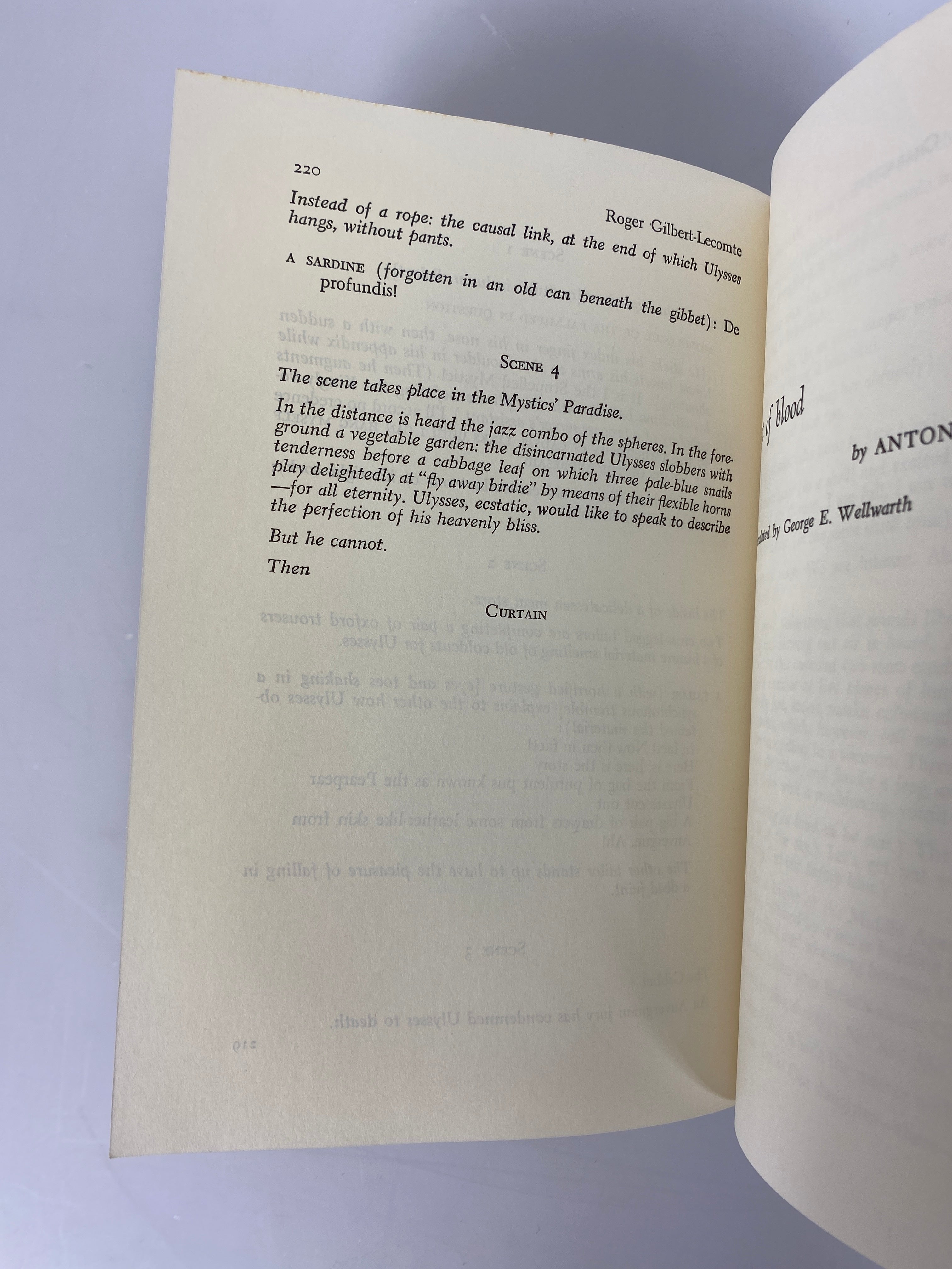 Modern French Theatre An Anthology of Plays Benedikt/Wellwarth 1st Ed HC DJ