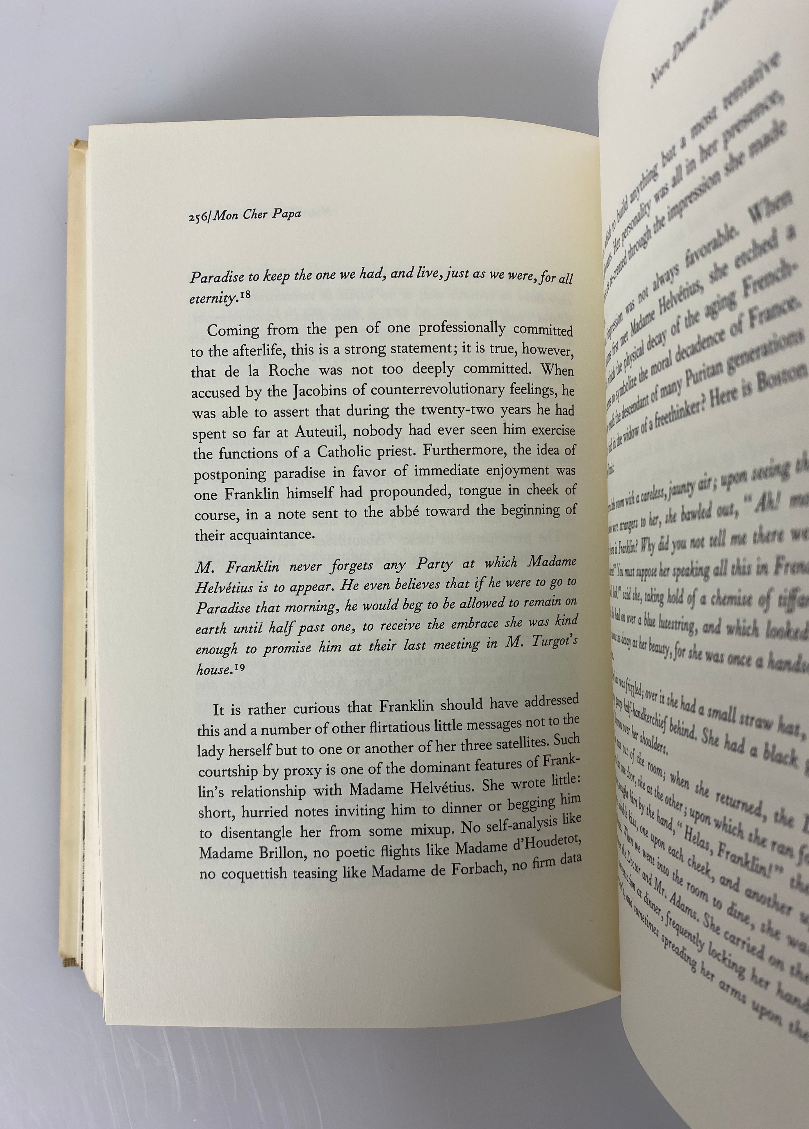 Mon Cher Papa Franklin & the Ladies of Paris (1st) Inscribed by Author to Son