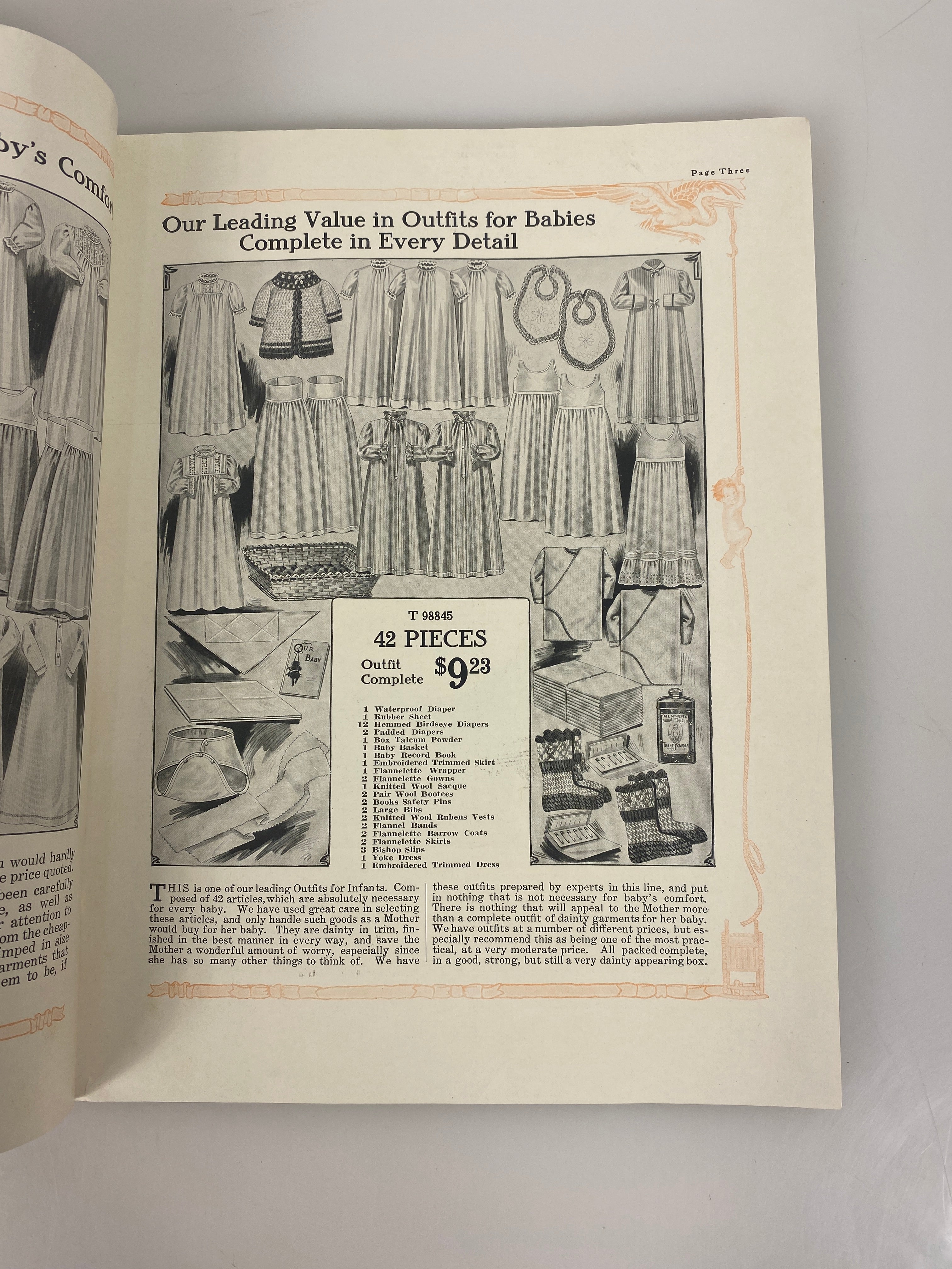 Montgomery Ward Baby Book vintage catalog 1900s-1910s