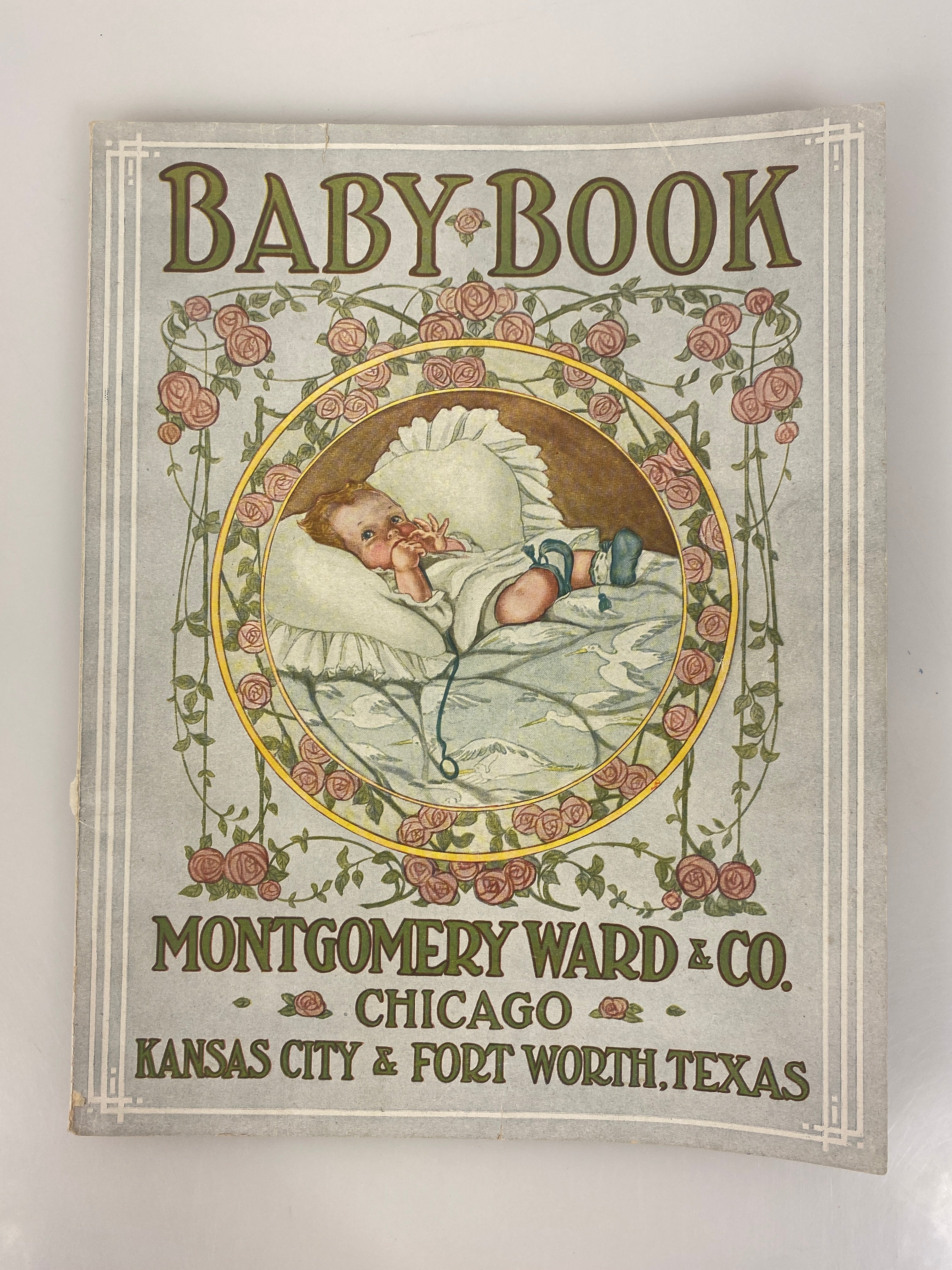Montgomery Ward Baby Book vintage catalog 1900s-1910s