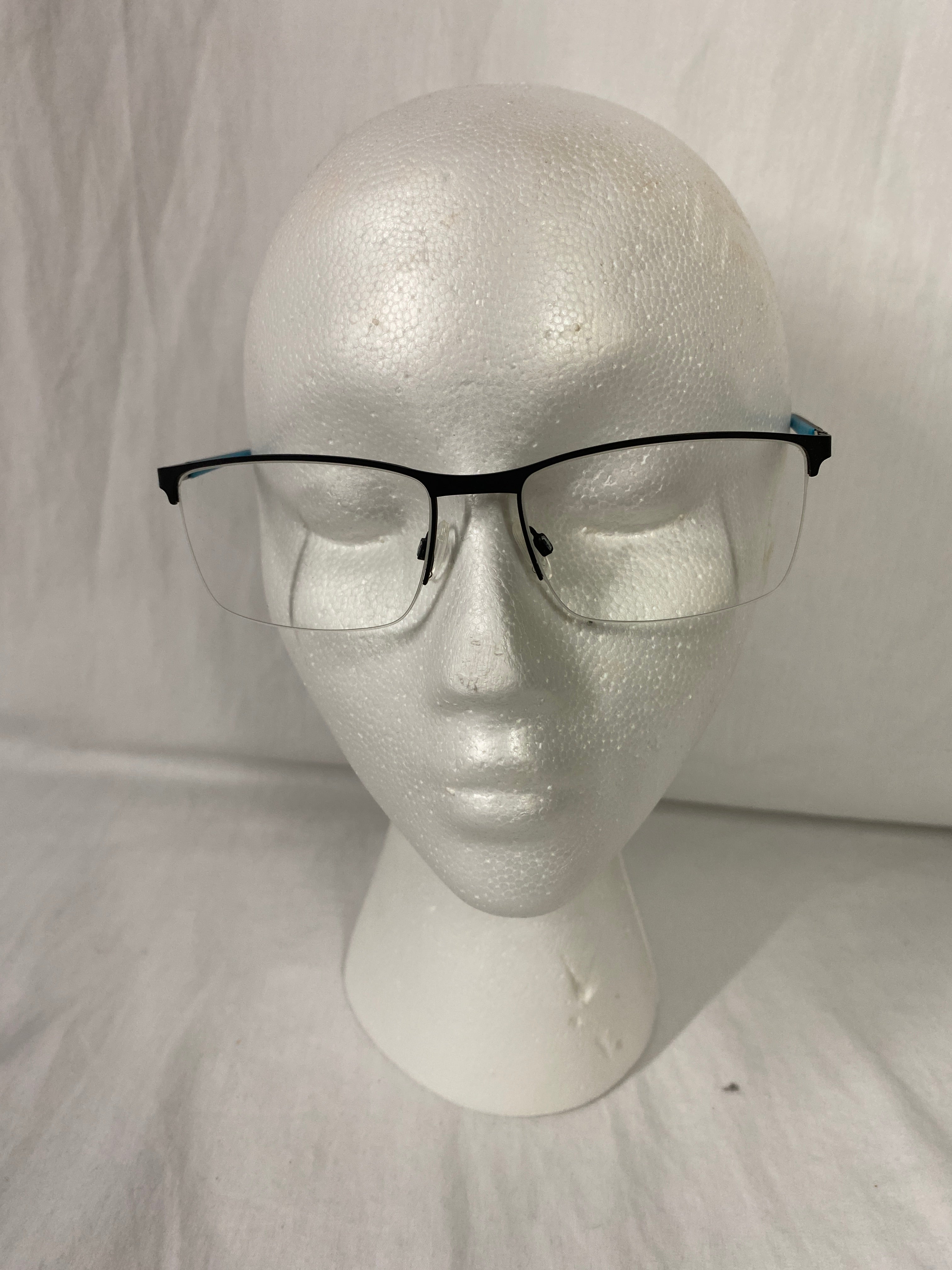 Morel France Lightec 8247L NN040 Navy Authentic Designer Glasses
