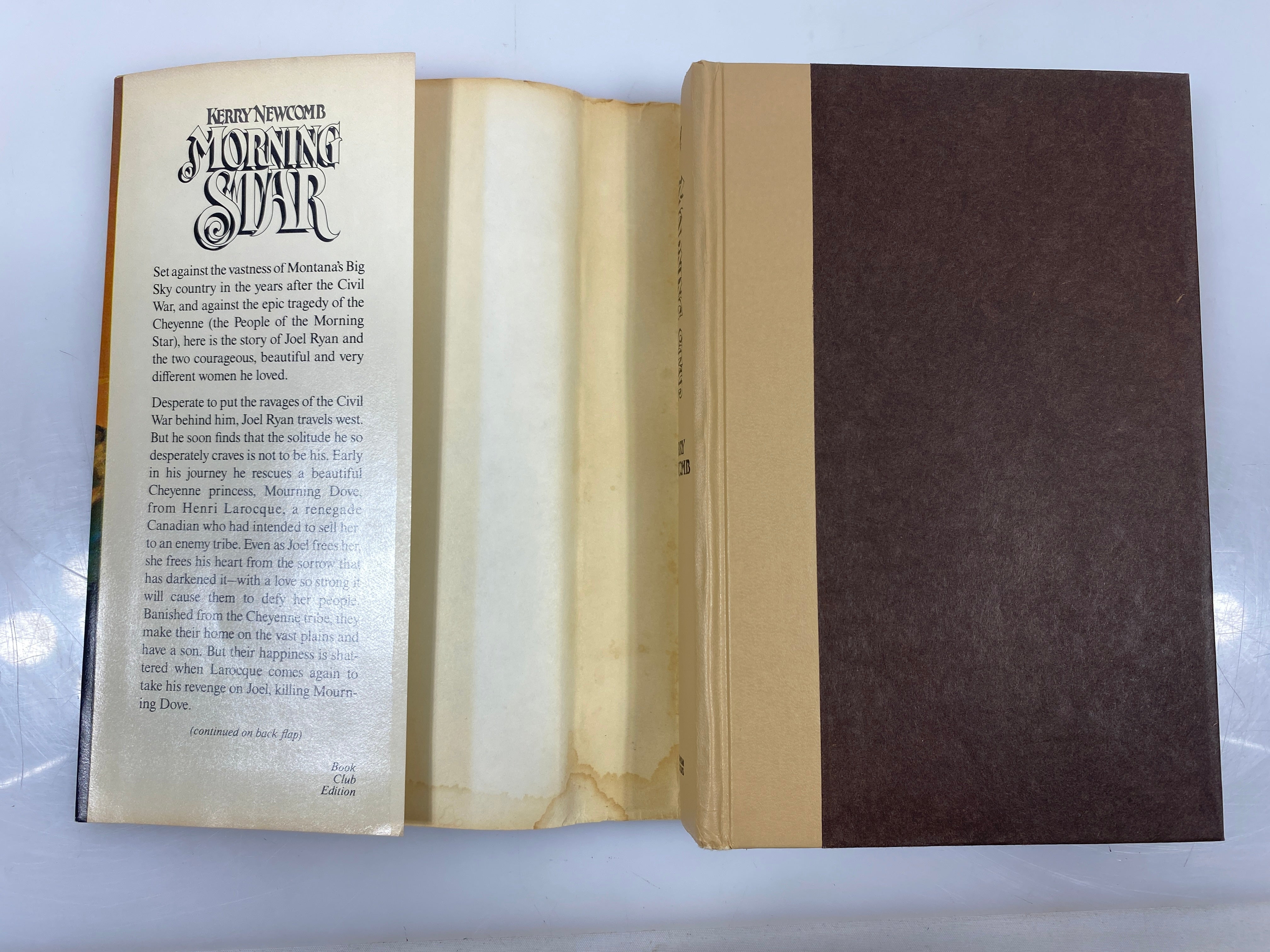 Morning Star by Kerry Newcomb Bantam Books 1983 HCDJ