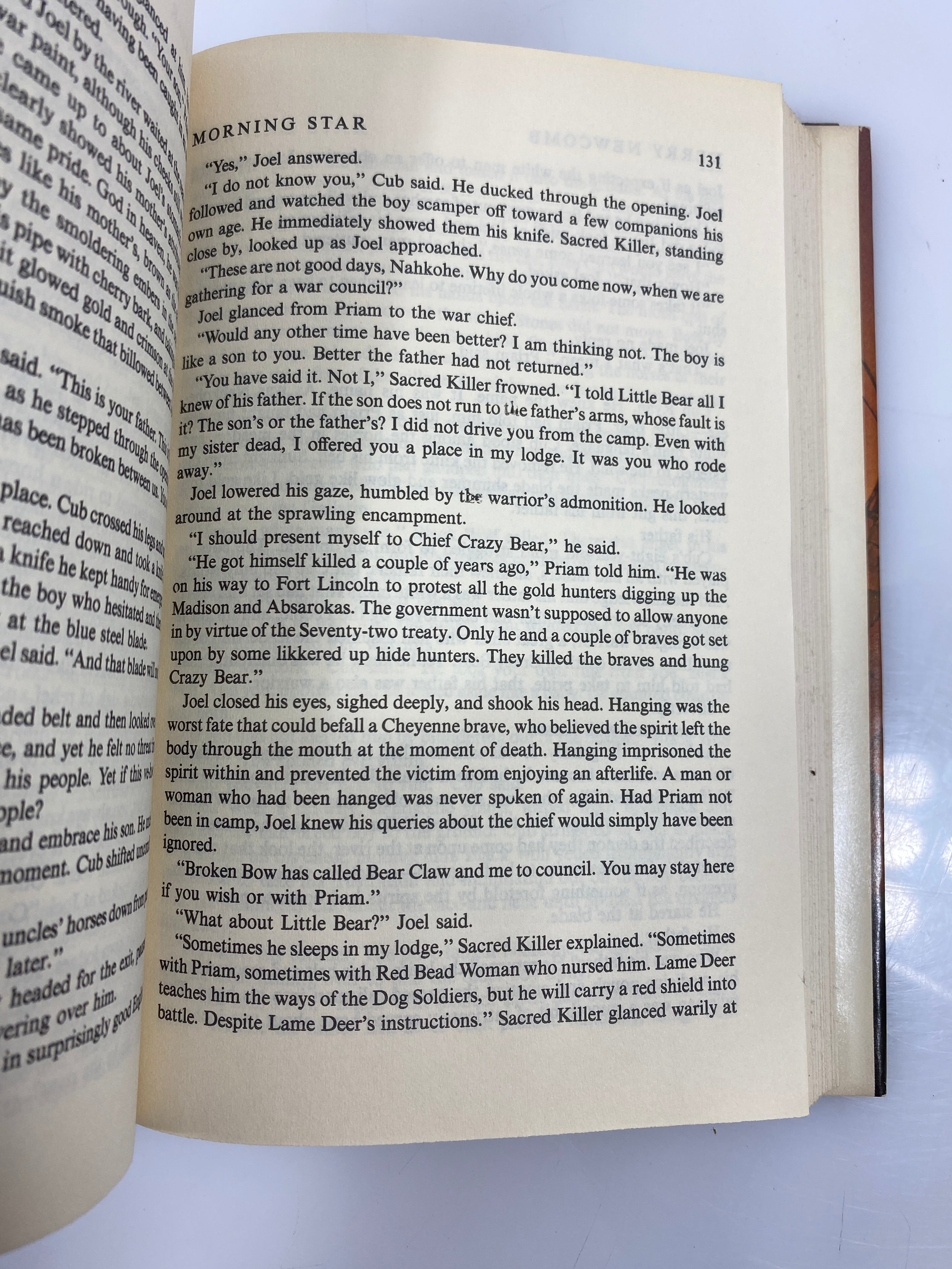 Morning Star by Kerry Newcomb Bantam Books 1983 HCDJ
