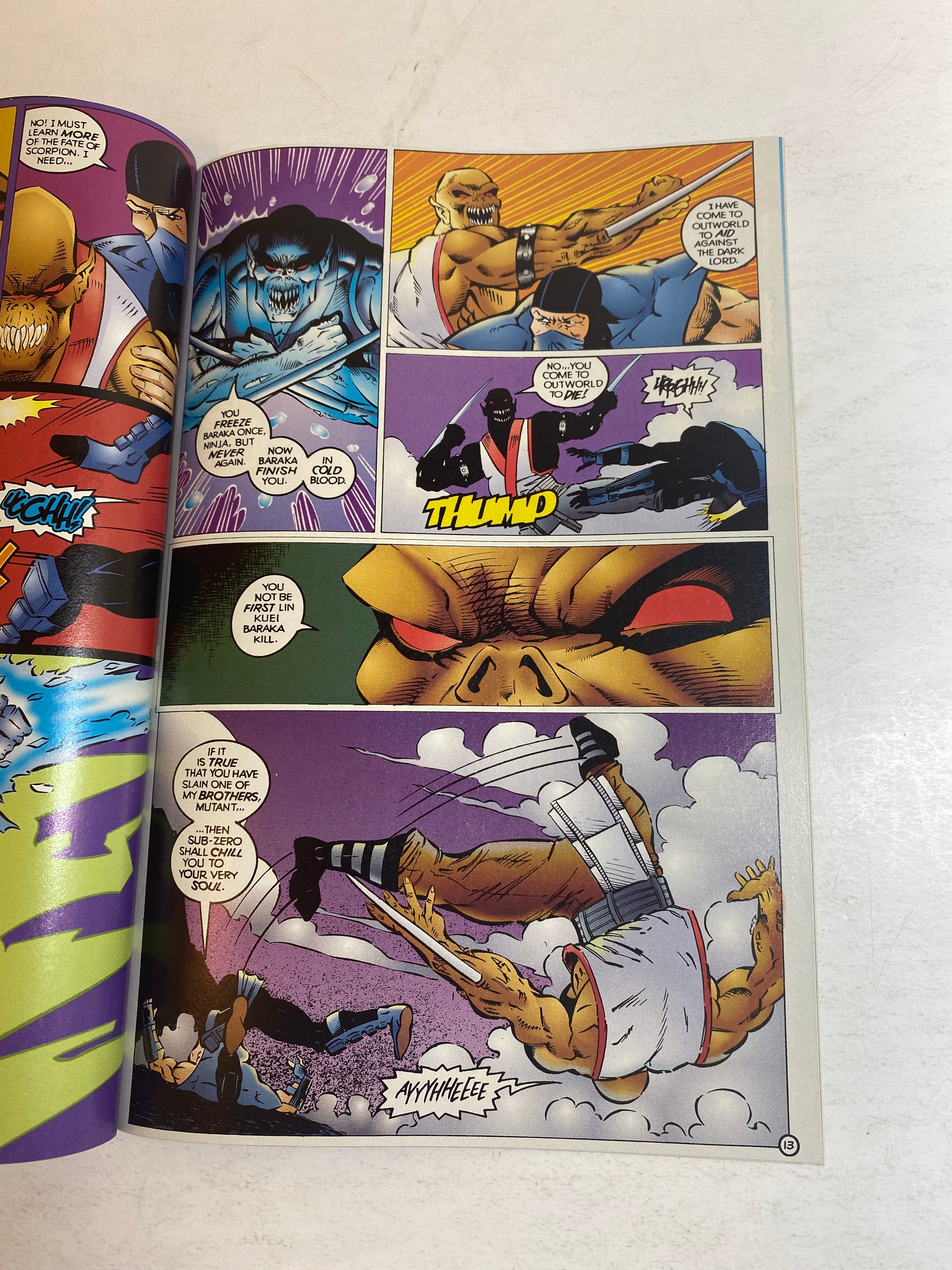 Mortal Kombat Battlewave 2 Malibu Comic 1995