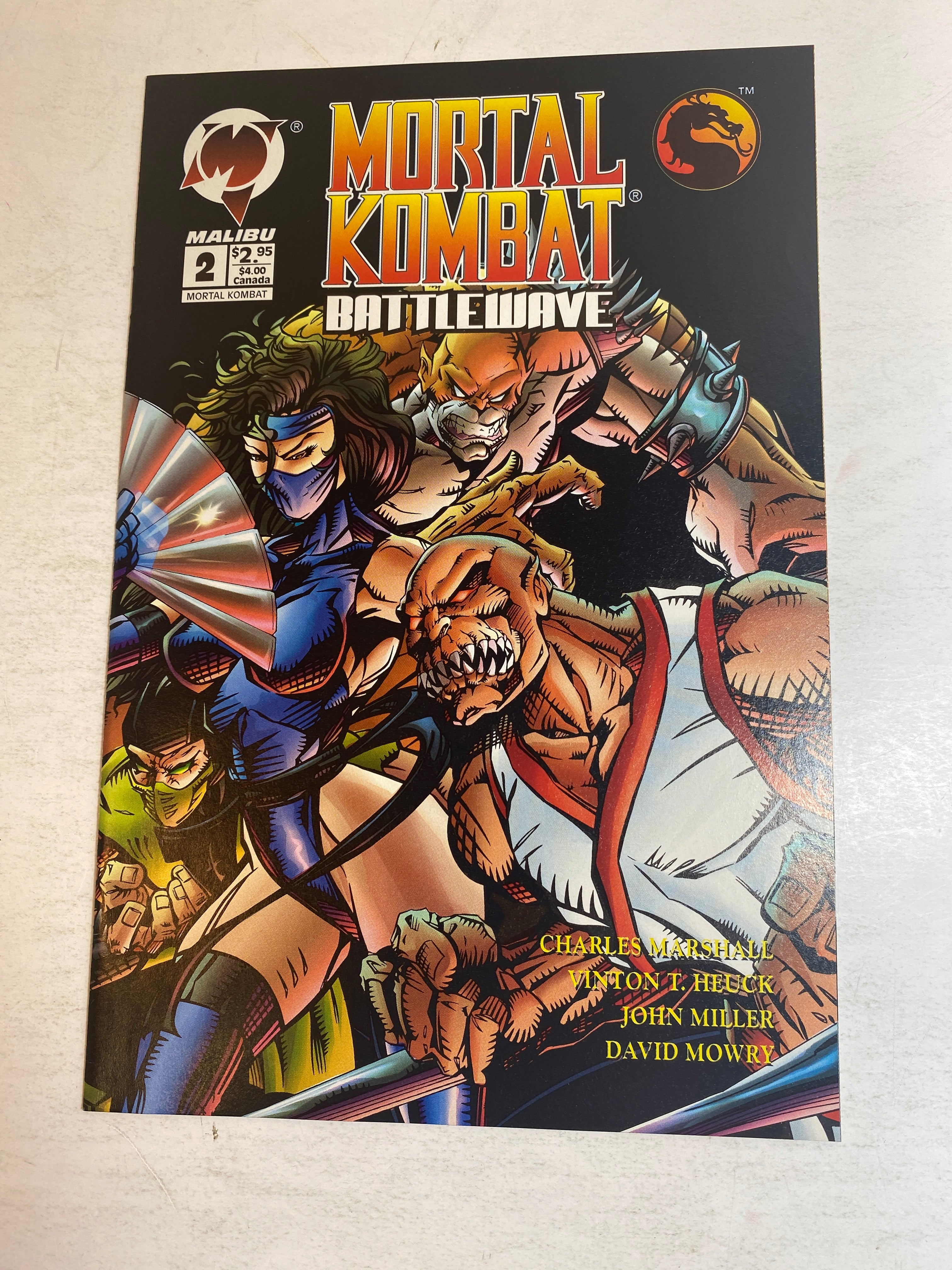 Mortal Kombat Battlewave 2 Malibu Comic 1995