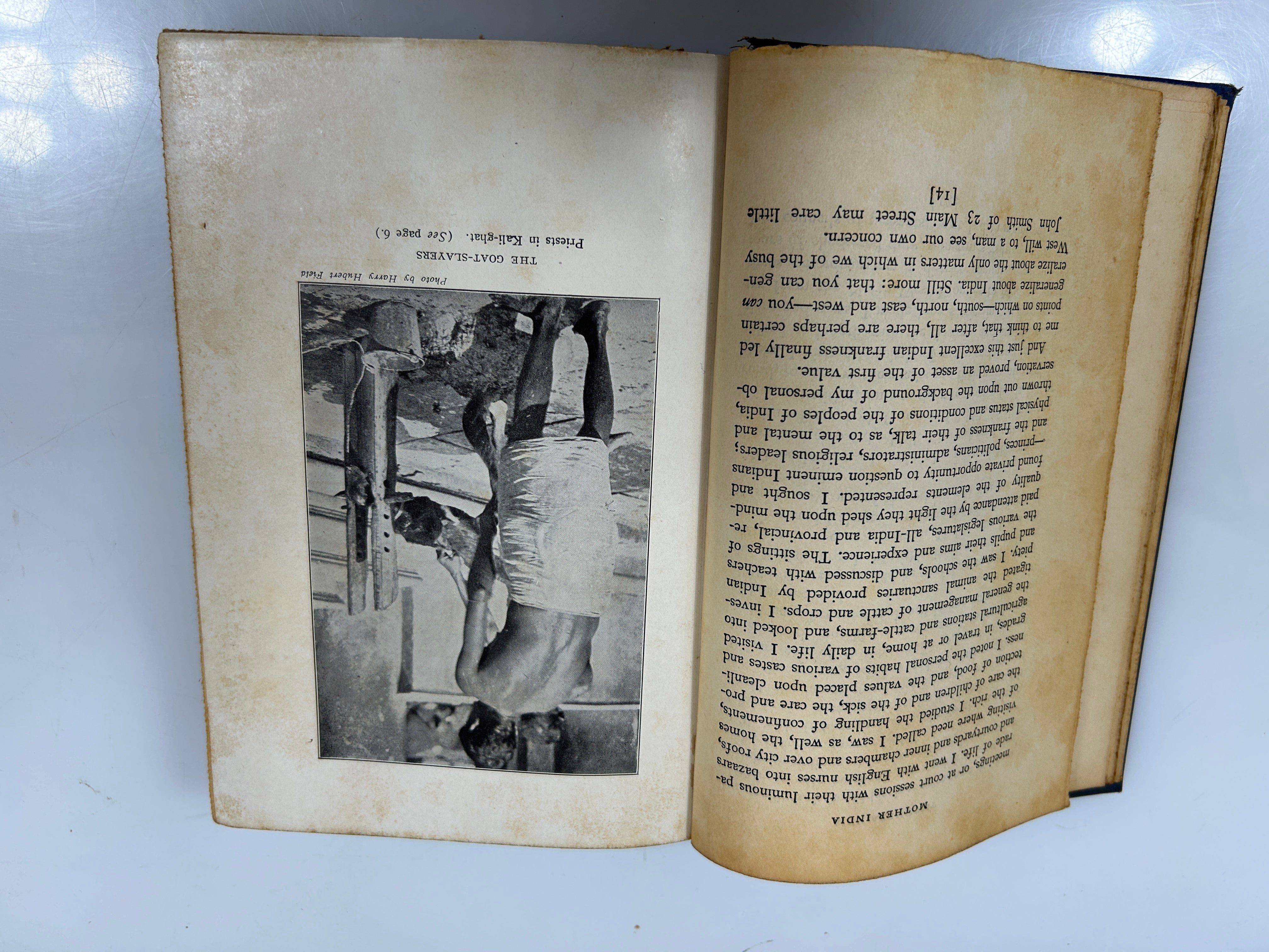 Mother India by Katherine Mayo Blue Ribbon Books 27th Print 1930 HC