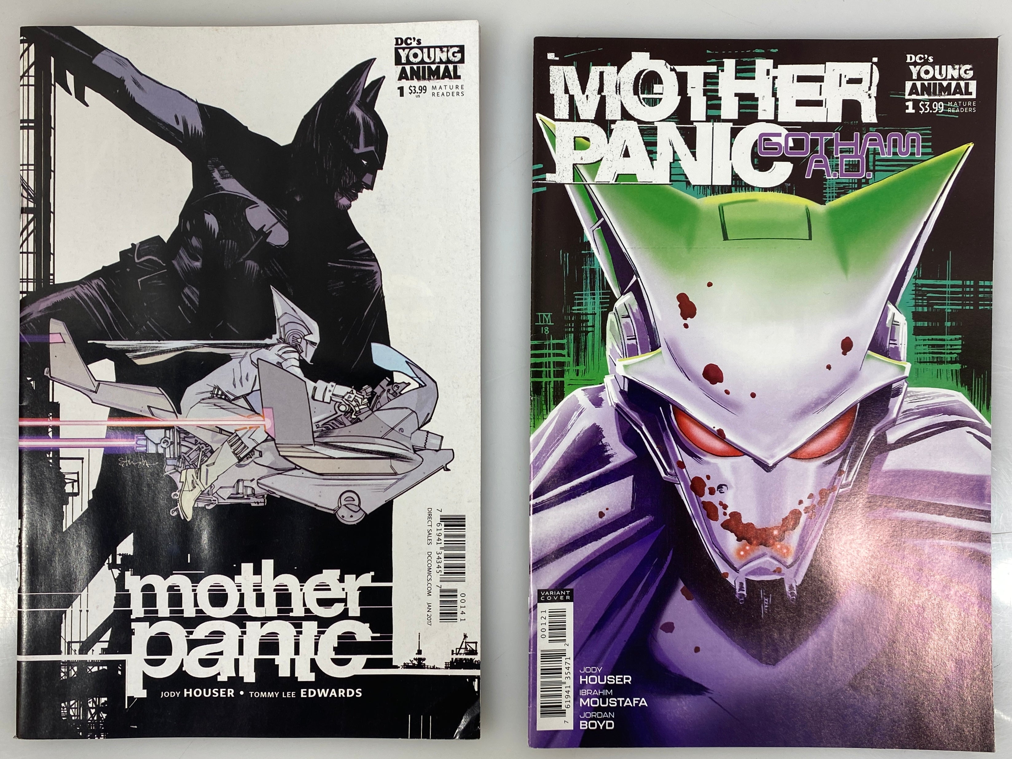Mother Panic DC #1 (3 Variants) and #2 2017