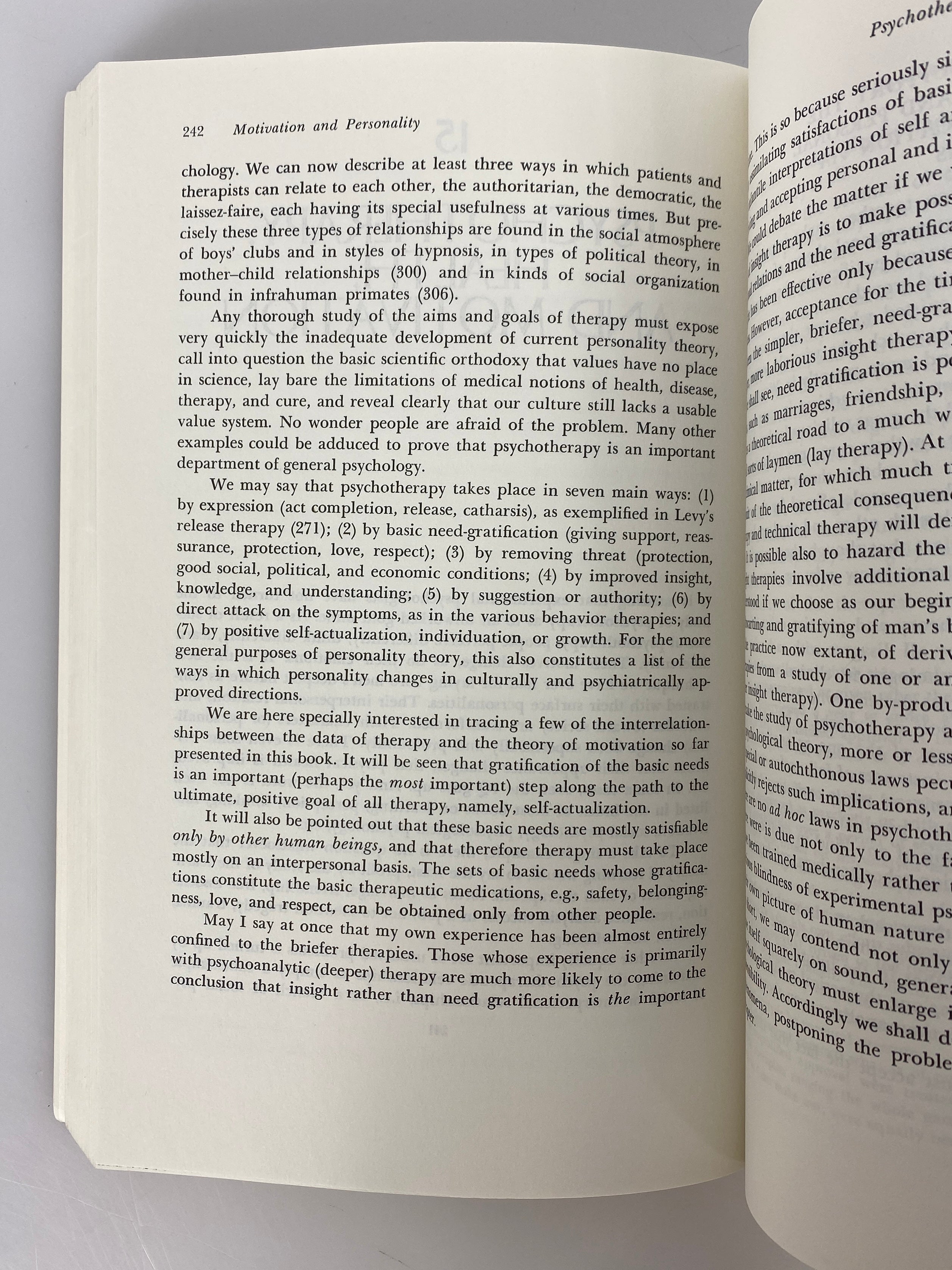 Motivation & Personality by Abraham Maslow Second Edition 1970 SC