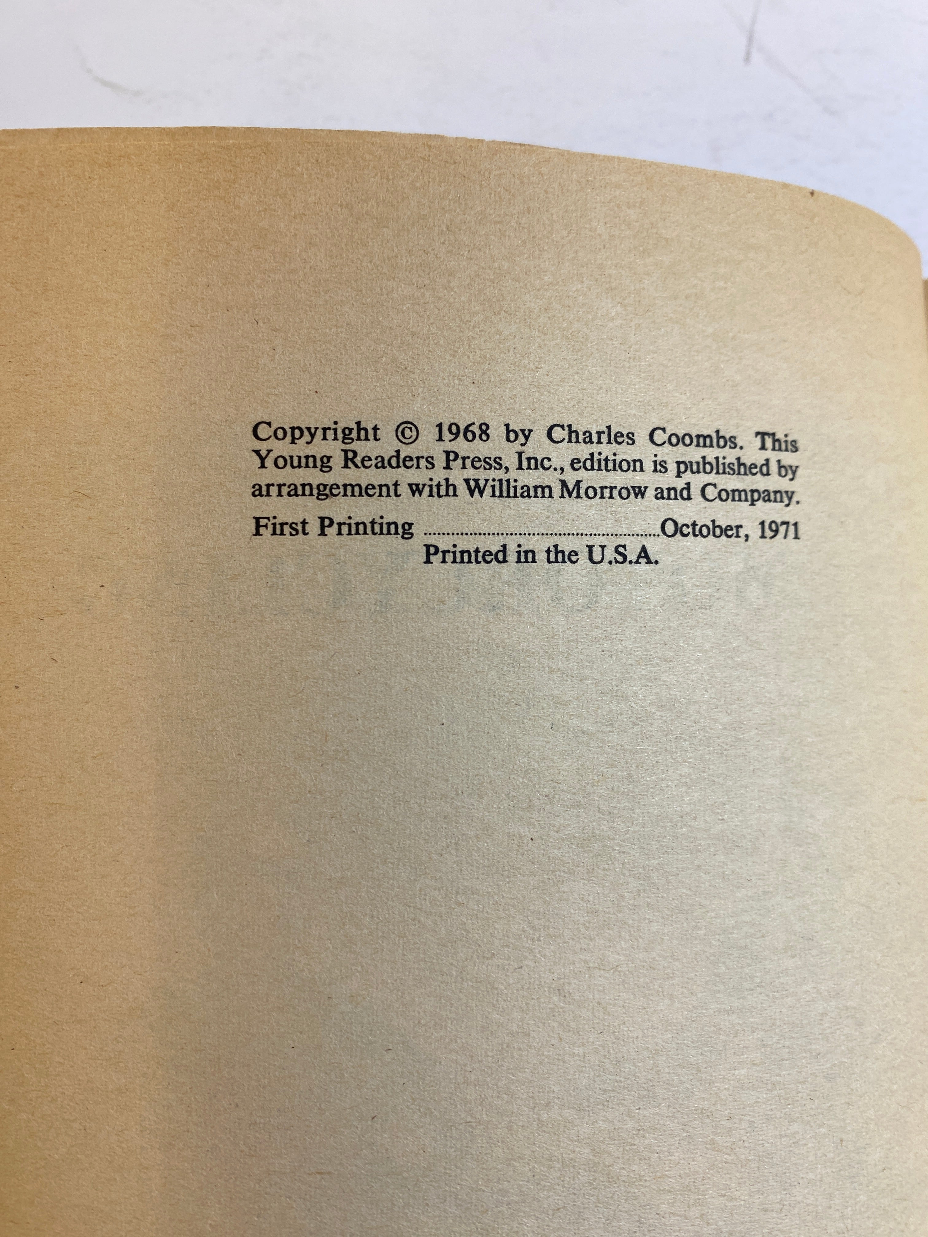 Motorcycles Young Readers book Charles Coombs 1971