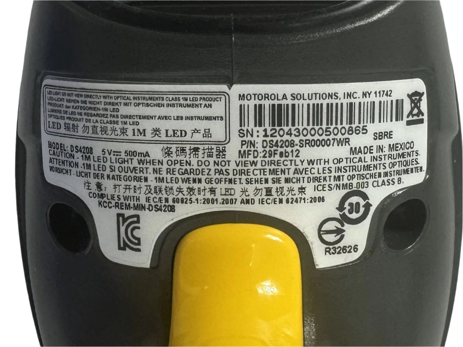 Motorola DS4208 Handheld Scanner *No Cable*