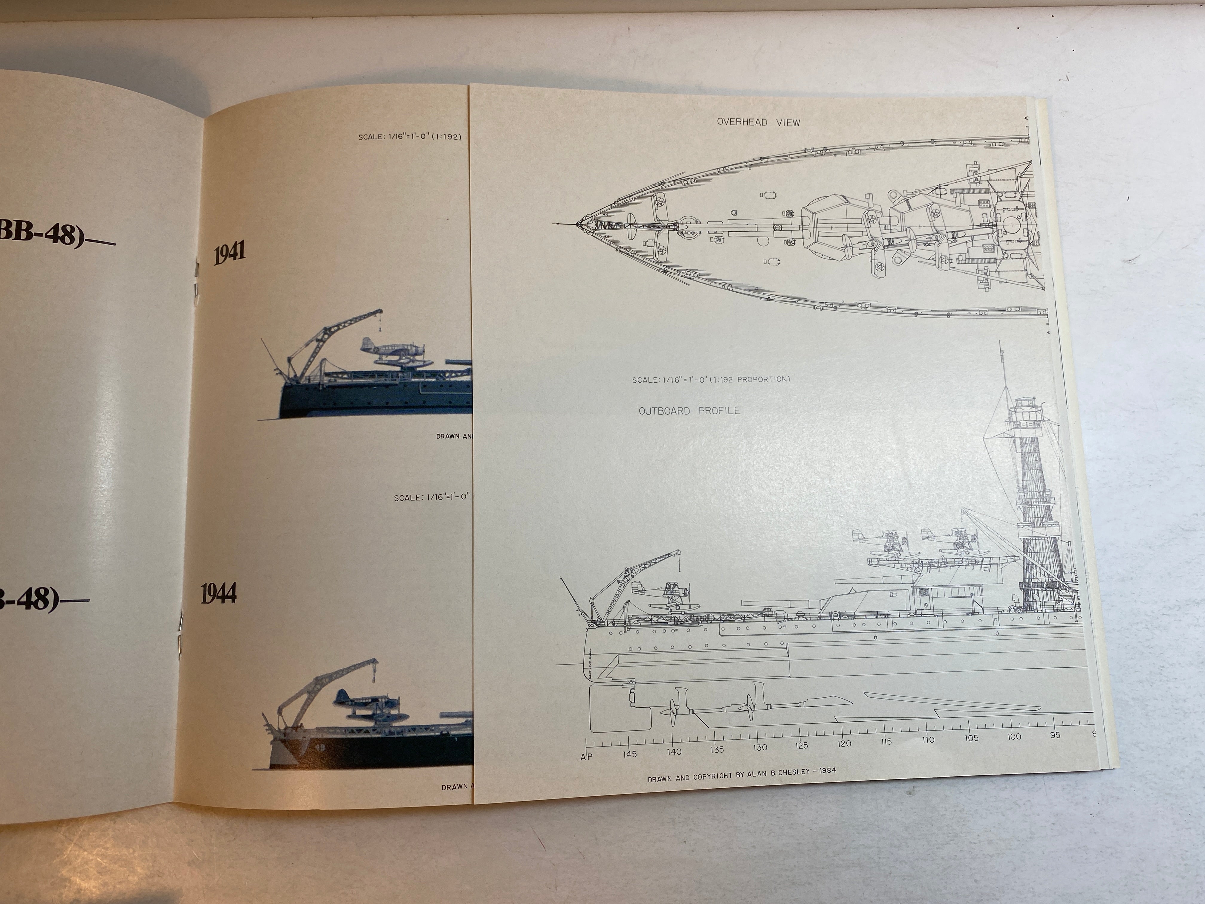 Mountaineer Battlewagon USS West Virginia BB-48 SC 1985
